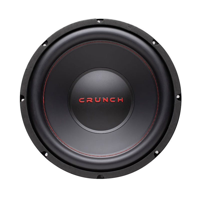 Crunch 12 Inch 4 Ohm Car Subwoofer Speaker (2 Pack) with A/B Class Car Amplifier - VMInnovations