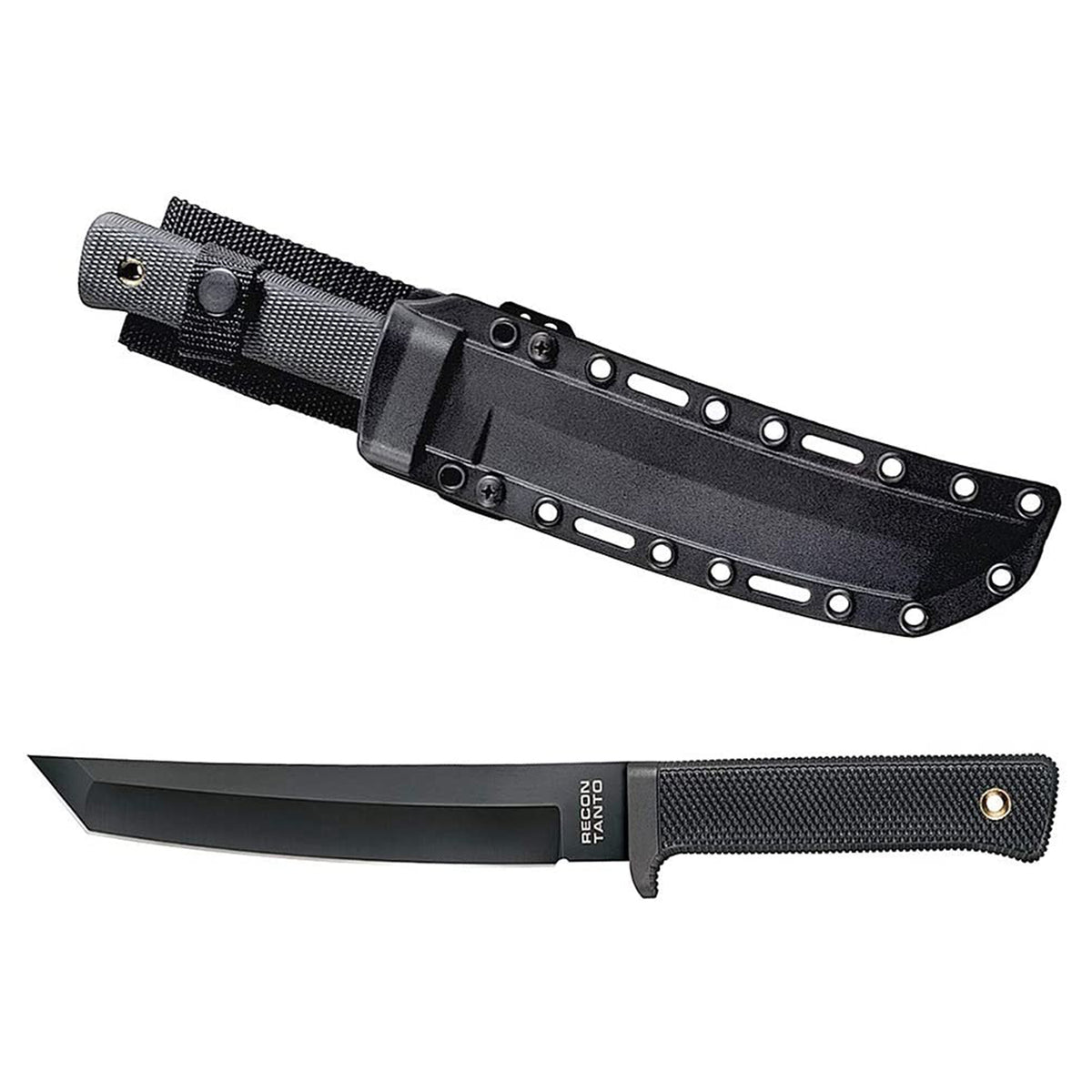 Cold Steel Recon Tanto Fixed SK-5 Carbon Steel Blade Combat Knife w/ Sheath