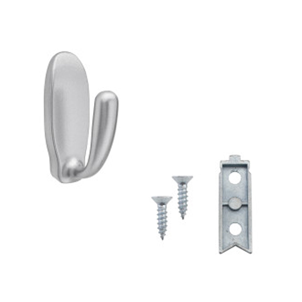 Rev-A-Shelf Sidelines CSSL-HK-CR-5 Decorative Wall Hook, Satin Chrome (5 Pack)