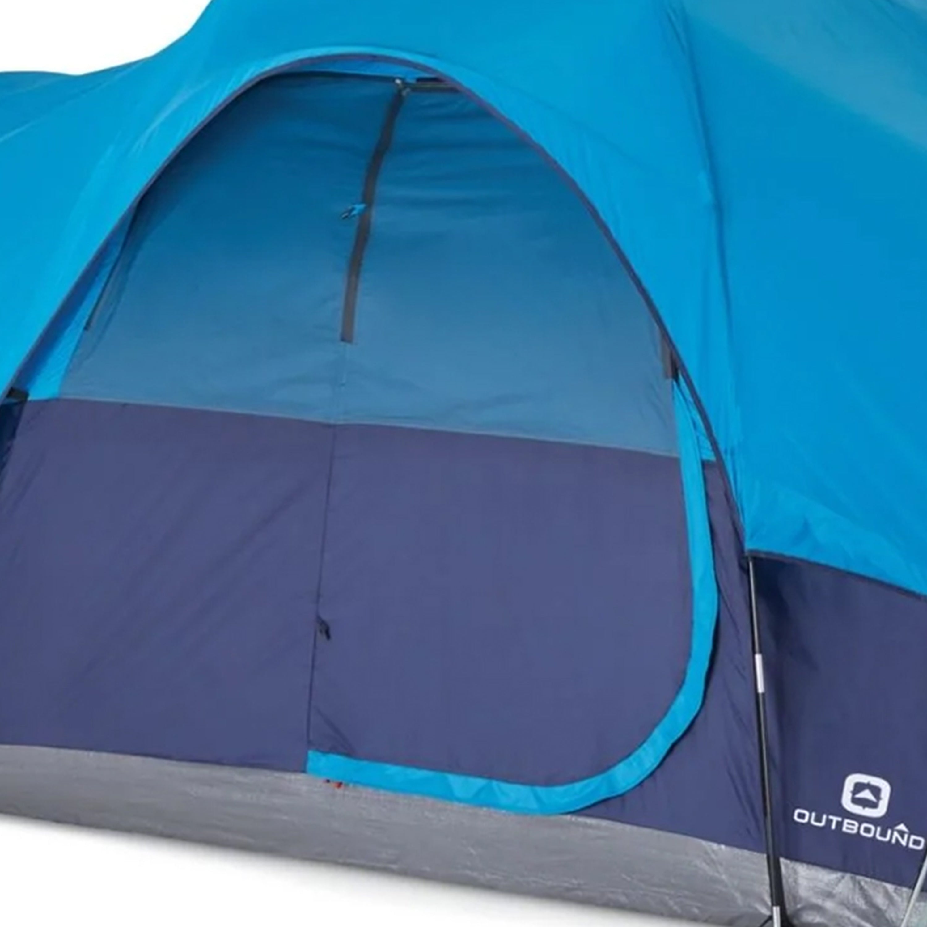 Outbound 8 Person 3 Season Easy Up Camping Dome Tent w/Mesh Wall & Rainfly(Used) - VMInnovations