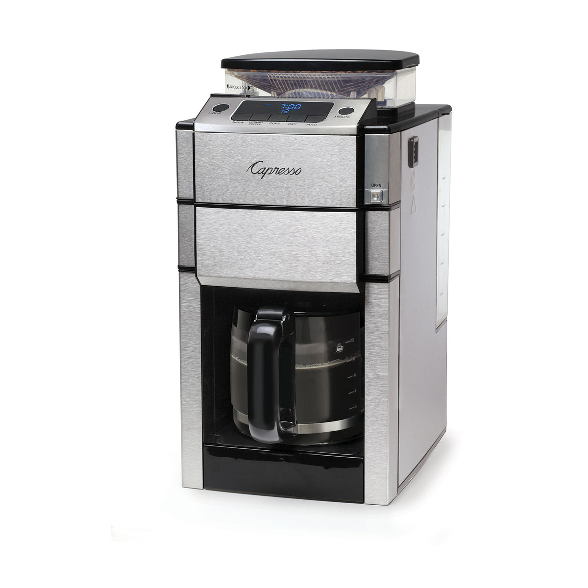 Jura-Capresso PRO Plus 12 Cup Coffee Maker with Glass Carafe, Silver (For Parts)
