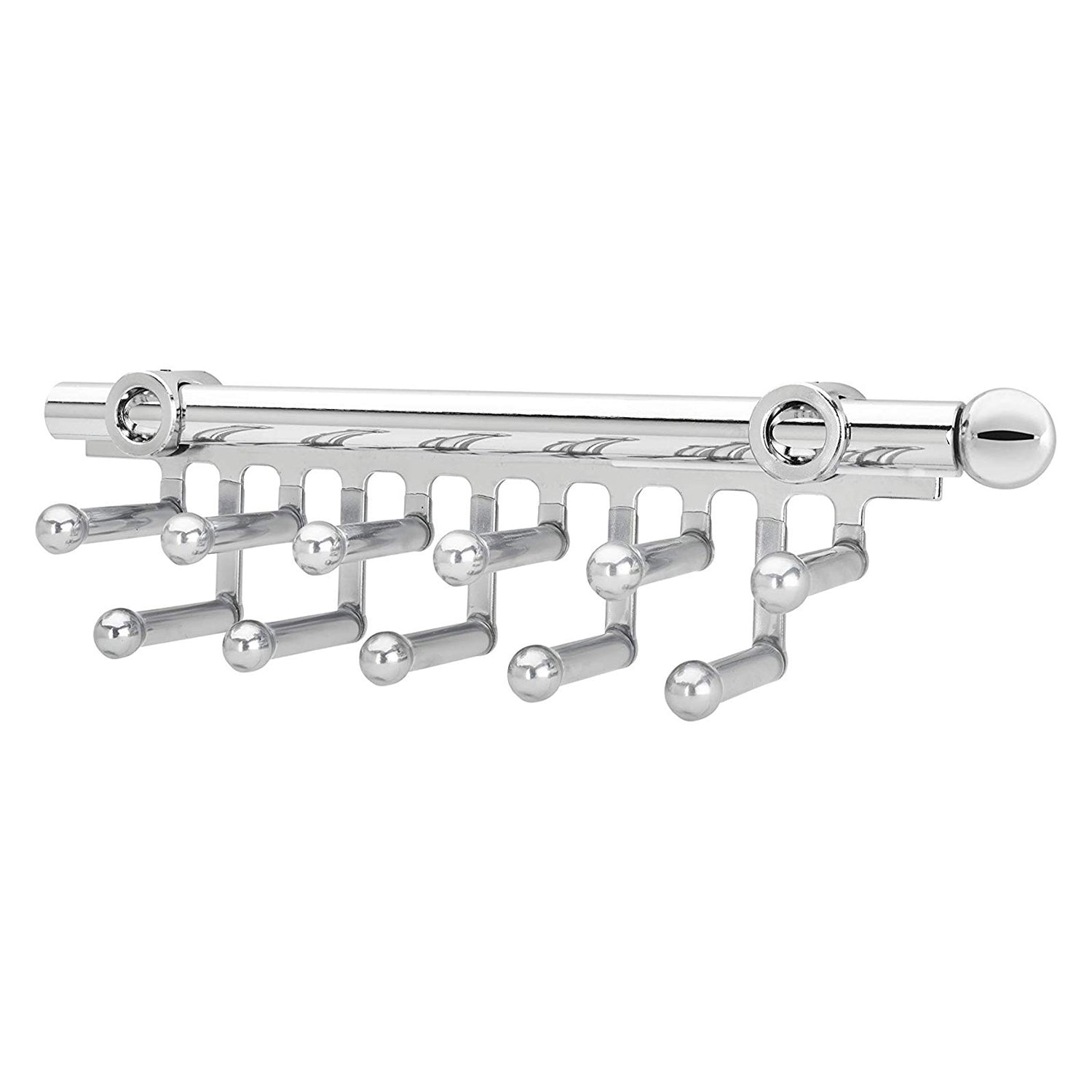 Rev-A-Shelf 12" Pull Out Tie/Scarf Closet Organizer Rack, Chrome, CRT-12-CR - VMInnovations