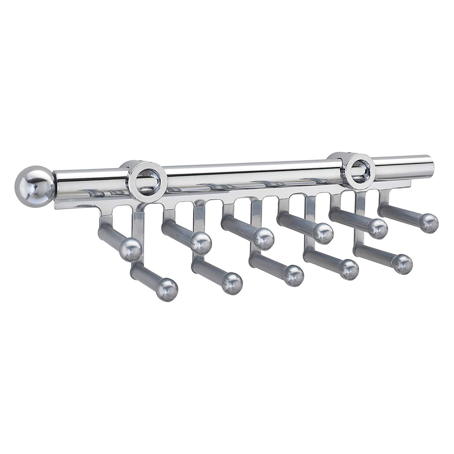 Rev-A-Shelf 12" Pull Out Tie/Scarf Closet Organizer Rack, Chrome, CRT-12-CR - VMInnovations