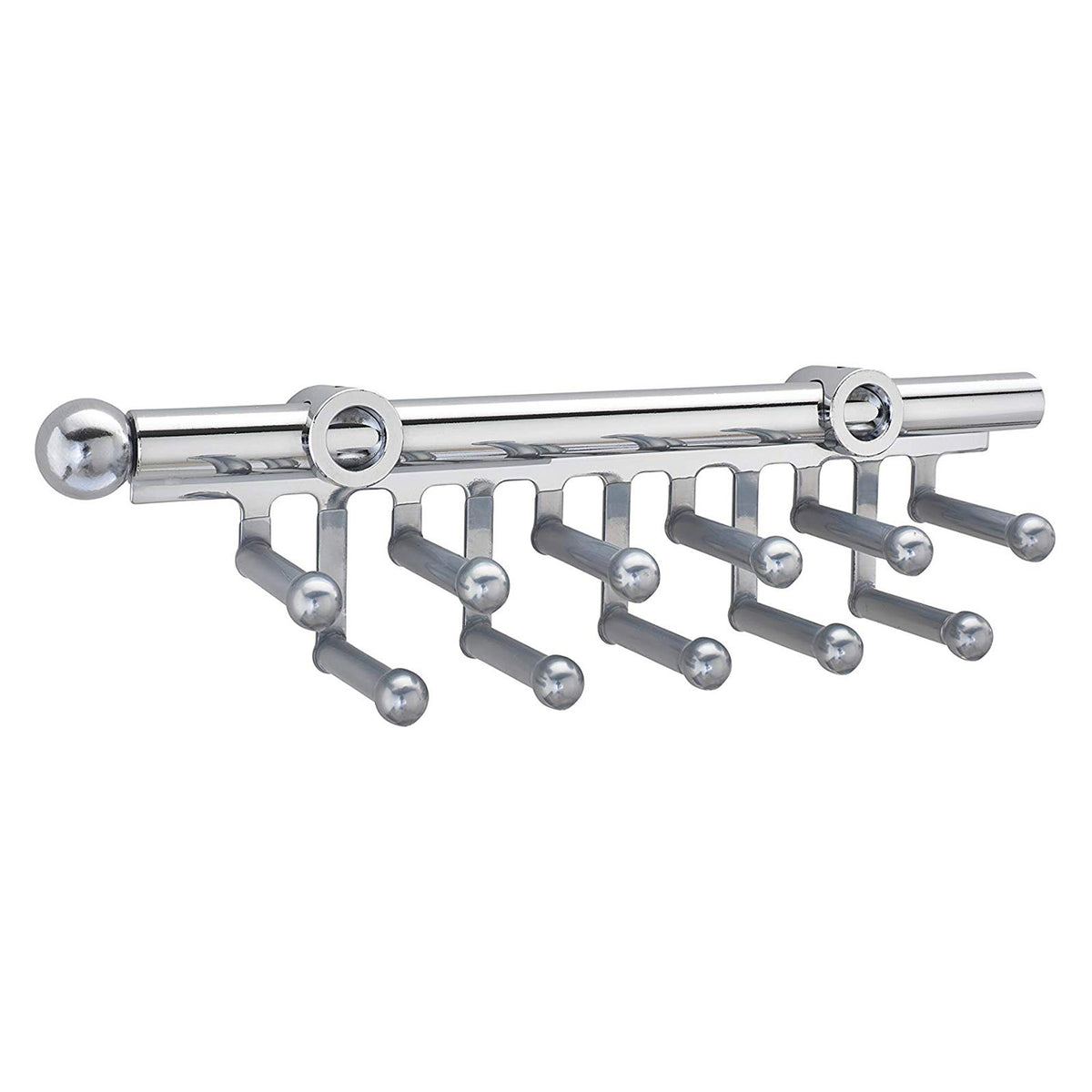 Rev-A-Shelf 12" Pull Out Tie/Scarf Closet Organizer Rack, Chrome, CRT-12-CR - VMInnovations