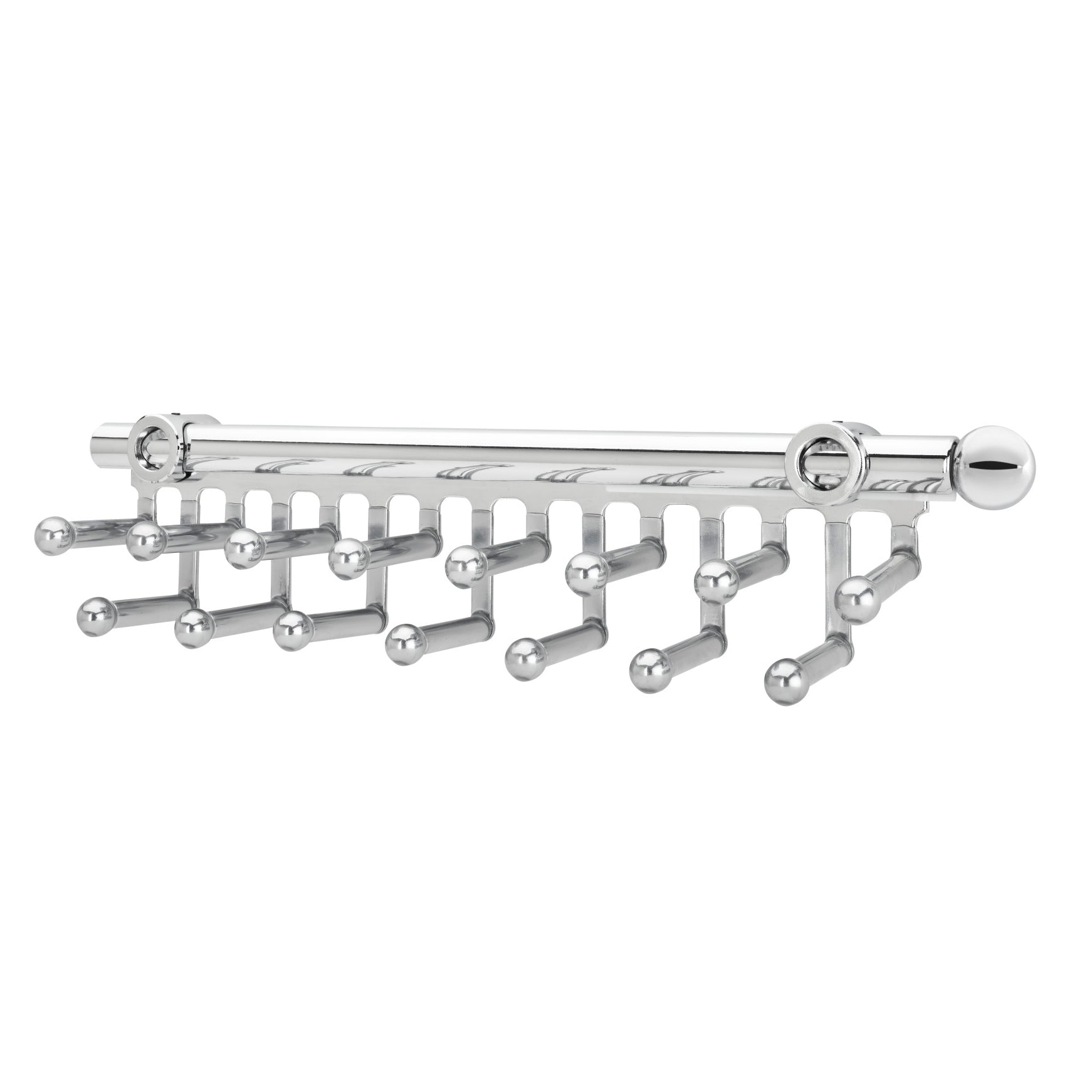 Rev-A-Shelf CTR-14-CR 14" Pull Out Tie/Scarf Closet Rack, Chrome (Refurbished) - VMInnovations