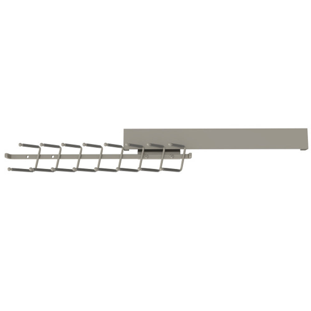 Rev-A-Shelf Sidelines CTRSL-14-SN-1 14" Pull-Out Deluxe Tie Rack, Satin Nickel