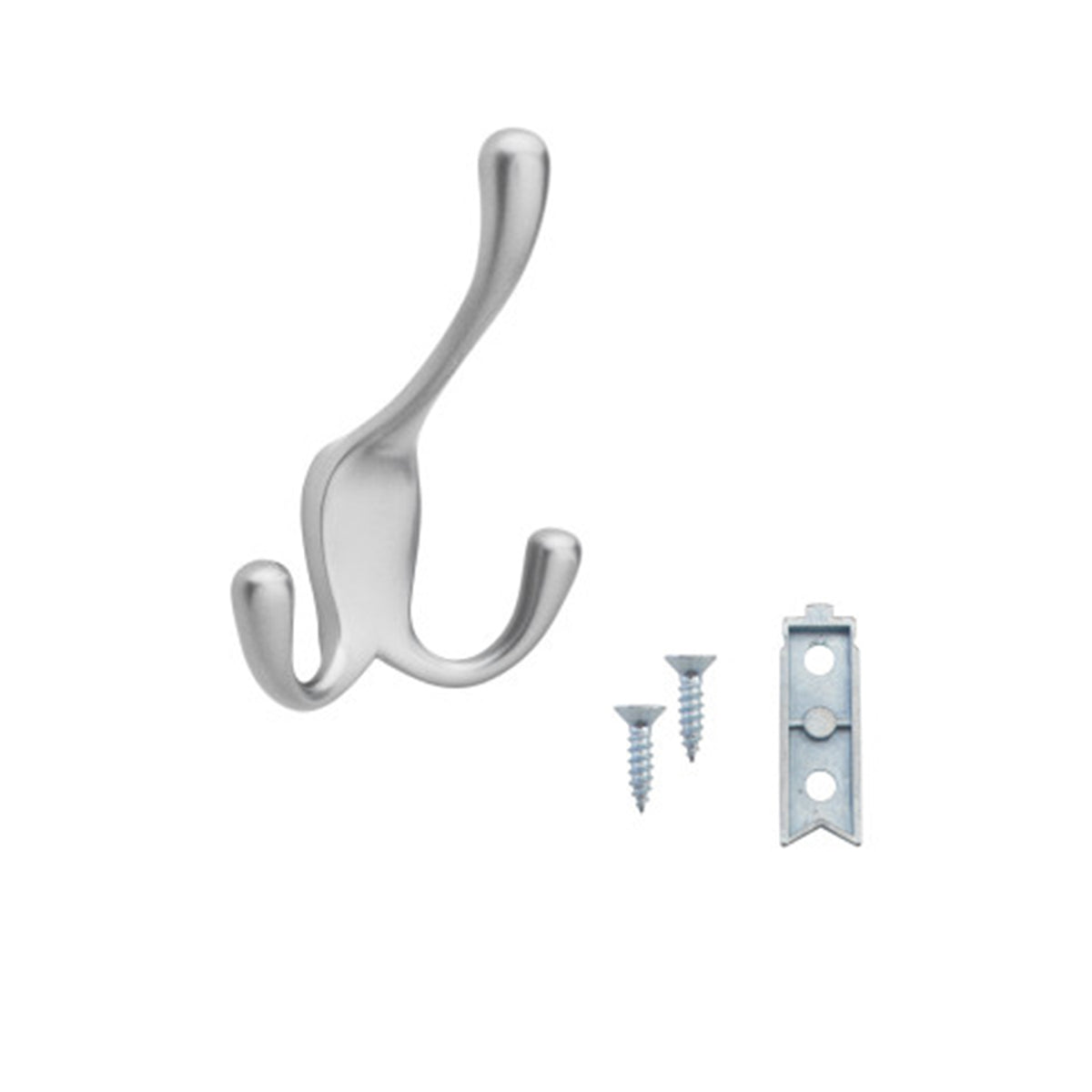 Rev-A-Shelf Sidelines CTWSL-HK-SC-5 3 Way Decorative Wall Hook, Chrome (5 Pack)