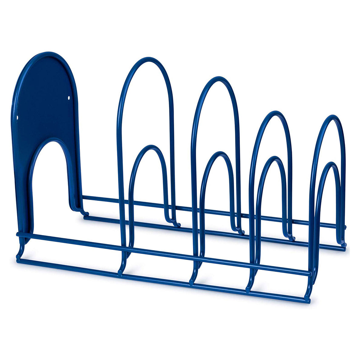 Cuisinel Extra-Large 15-Inch 5-Tier Pan and Pot Organizer Rack, Blue (For Parts)