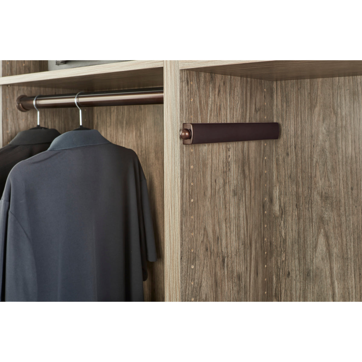 Rev-A-Shelf Sidelines CVLSL-14-BZ-1 14" Telescoping Closet Valet Rod, Bronze