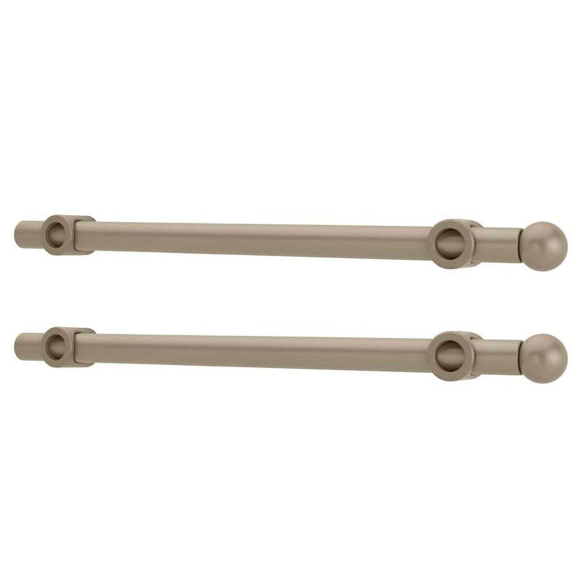 Rev A Shelf CVR-14-SN 14-Inch Extendable Closet Valet Rod, Satin Nickel (2 Pack)