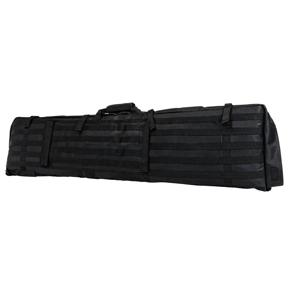 NcSTAR VISM Soft Padded Gun Case Rifle Carry Bag & 5.5' x 3' Shooting Mat, Black