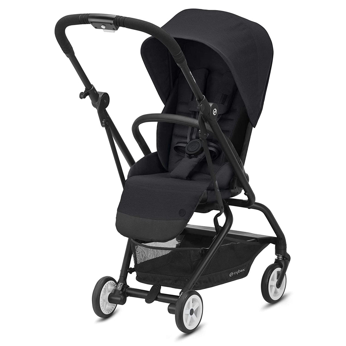 Cybex Gold Eezy S Twist 2 Folding Travel System Baby and Toddler Stroller, Black - VMInnovations