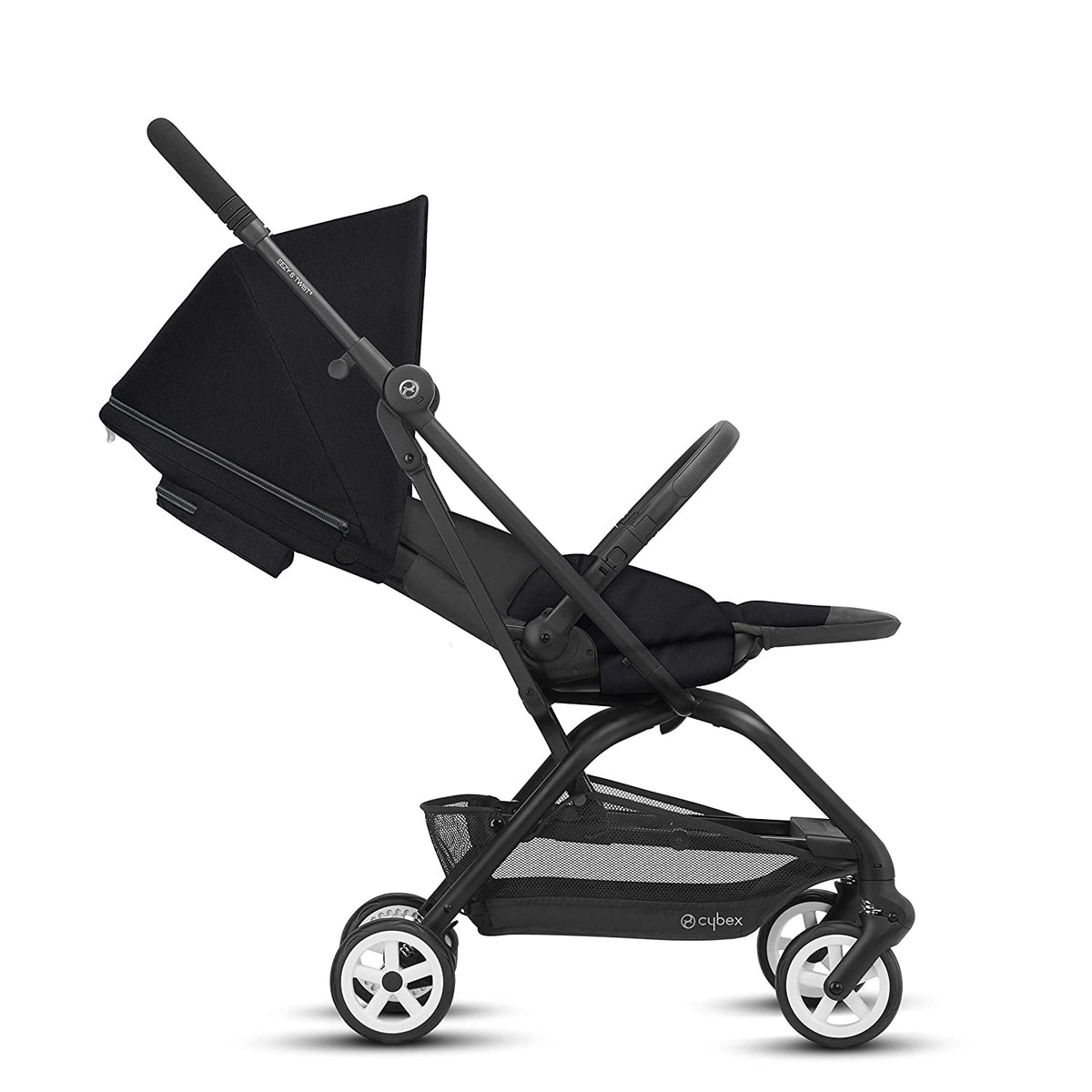 Cybex Gold Eezy S Twist 2 Folding Travel System Baby and Toddler Stroller, Black - VMInnovations