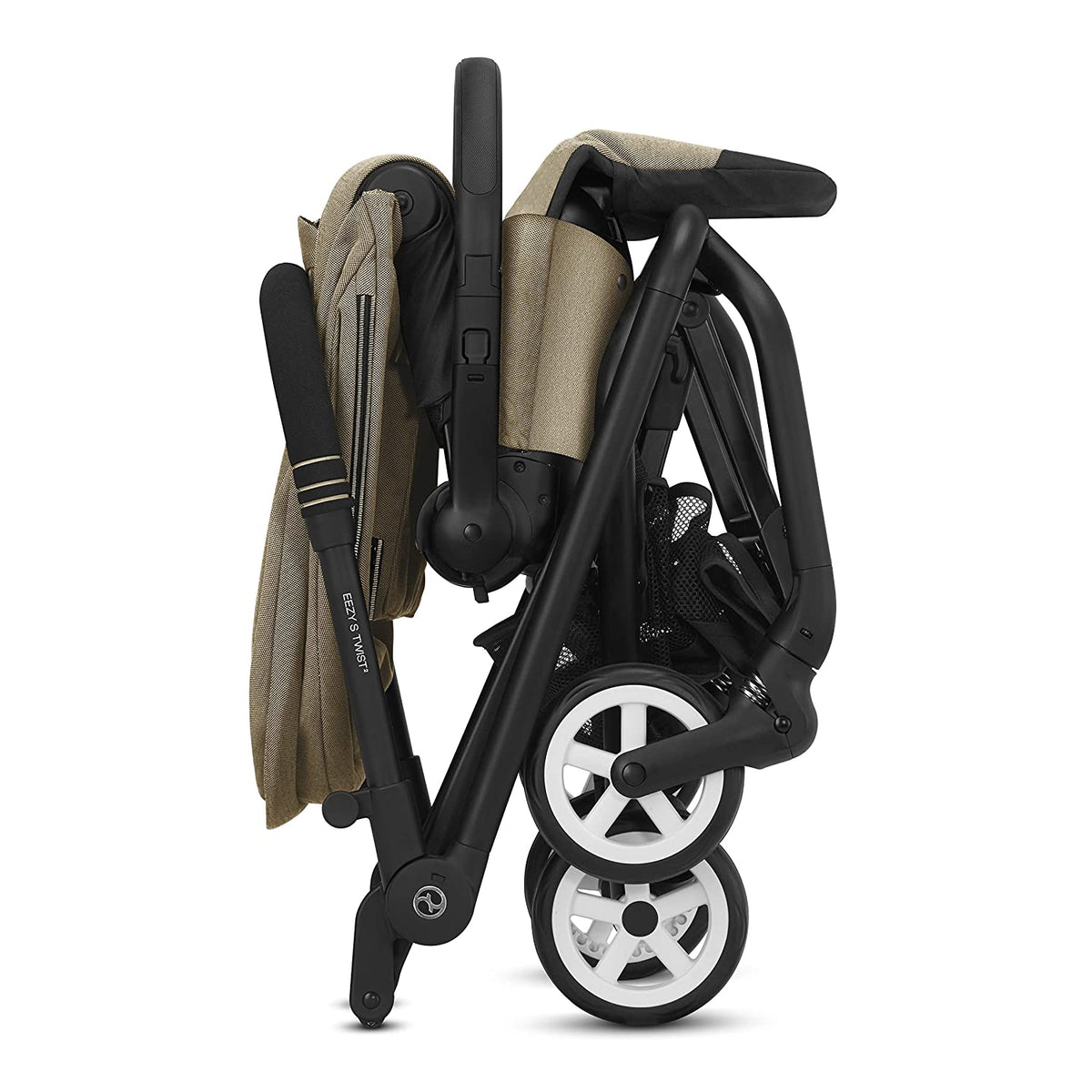 Cybex Gold Eezy S Twist 2 Folding Travel System Baby and Toddler Stroller, Beige - VMInnovations