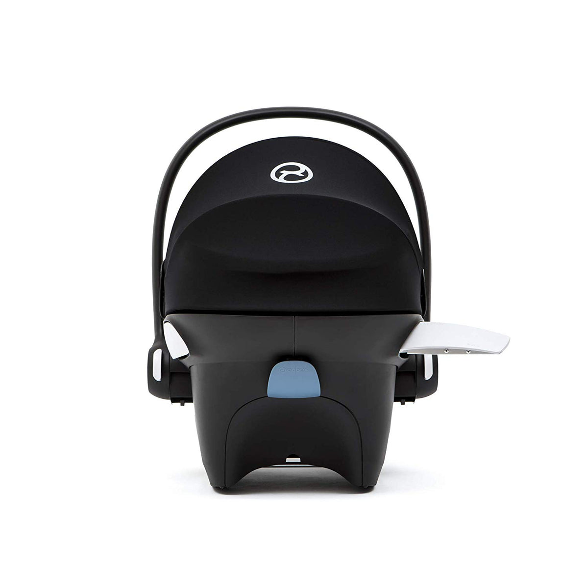Cybex Aton M Infant Baby Car Seat & SafeLock Base with SensorSafe, Pepper Black - VMInnovations