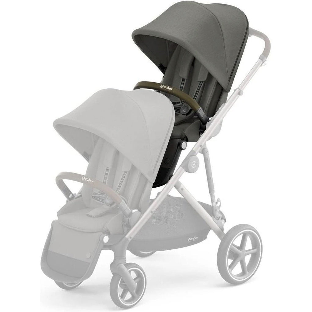 Cybex Gazelle S Reclining Baby Toddler Stroller Seat Attachment w/ Canopy, Beige - VMInnovations