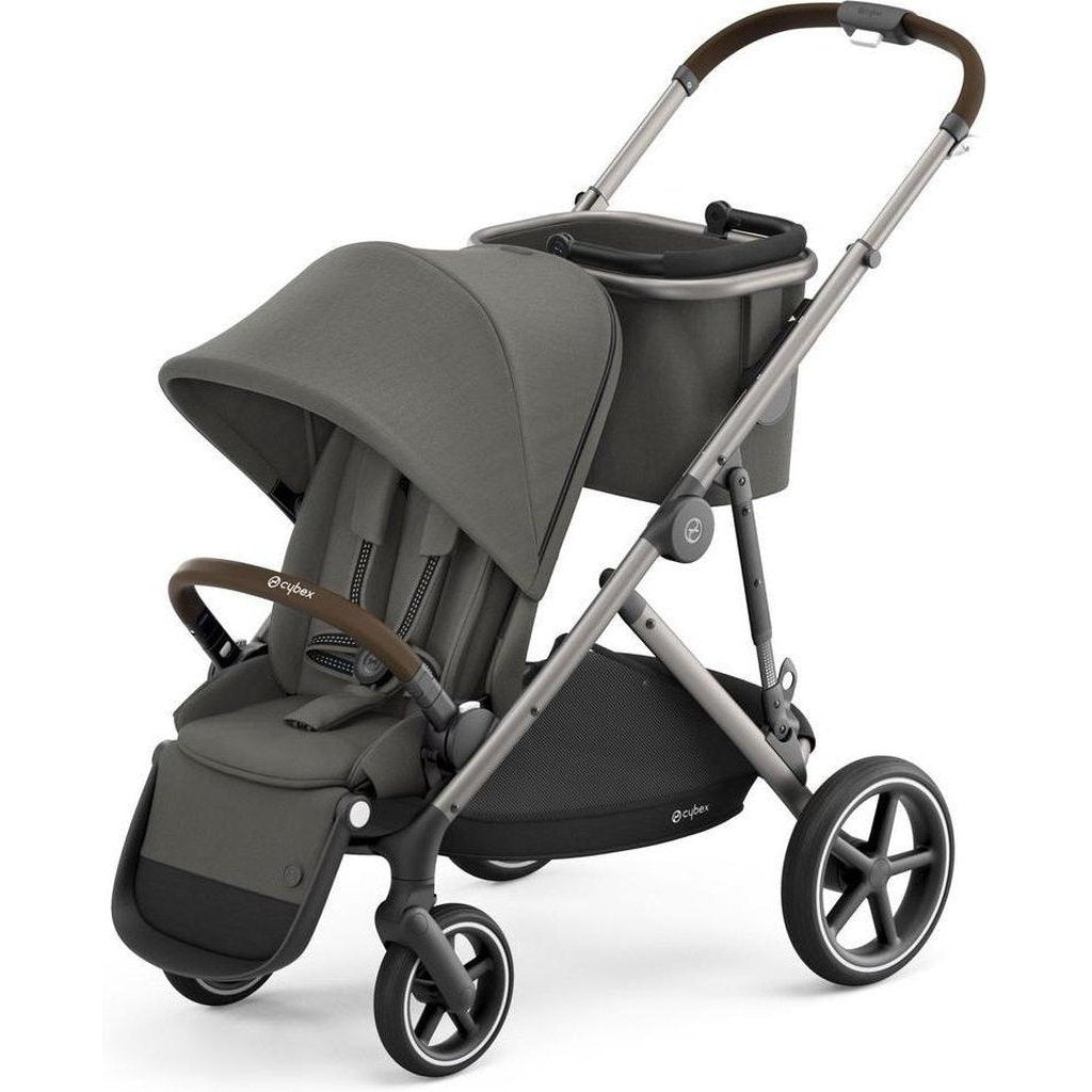 Cybex Gold Gazelle S Big City Shopper Baby Toddler Travel Stroller, Soho Gray - VMInnovations
