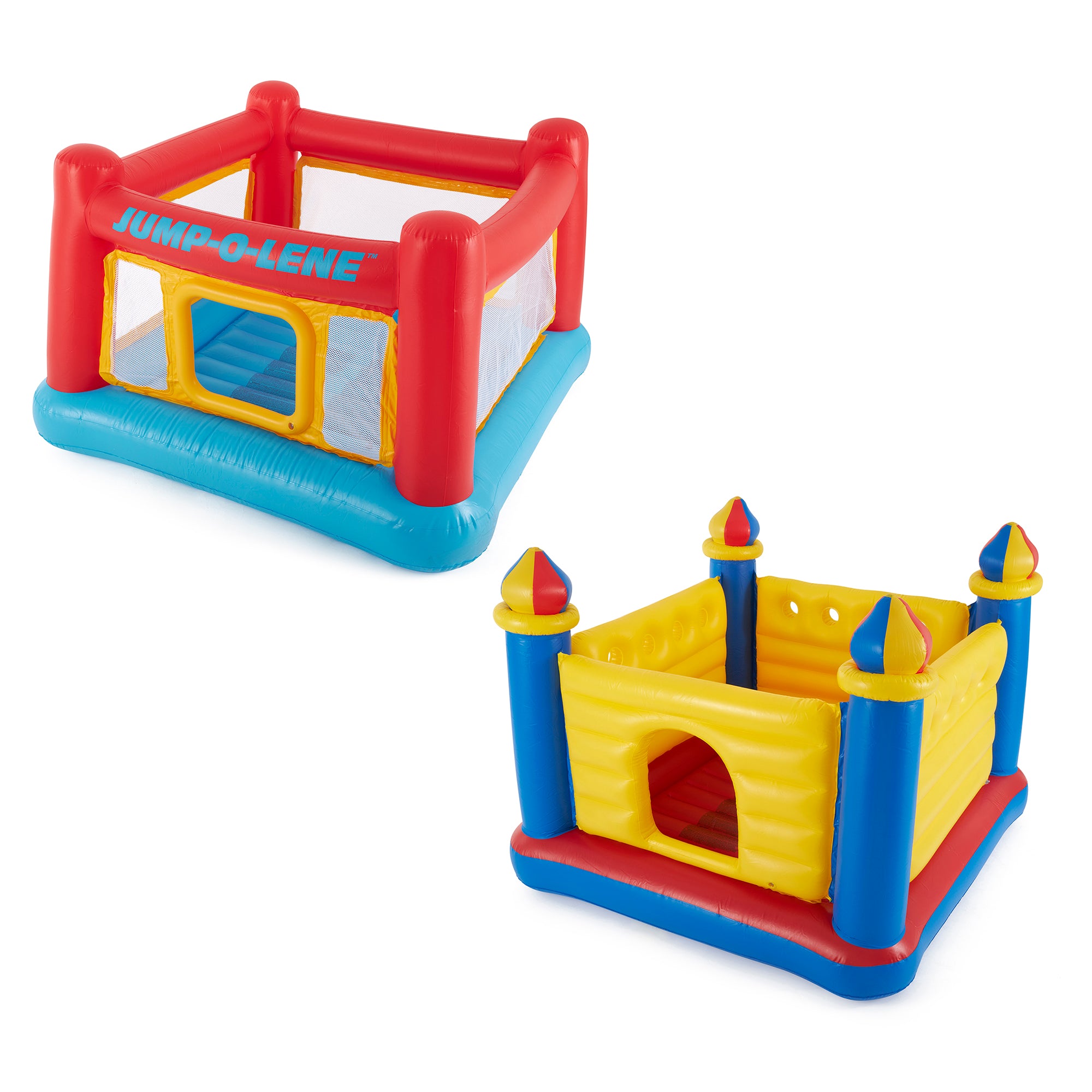 Intex Inflatable Jump O Lene Bounce House & Colorful Jump O Lene Castle Bounce - VMInnovations