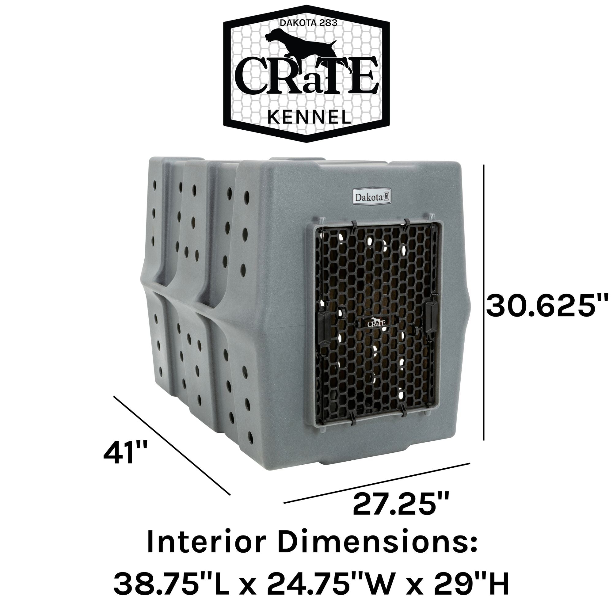 Dakota 283 Canine Rough and Tough Economy Kennel, Pet Crate, X-Large, Olive