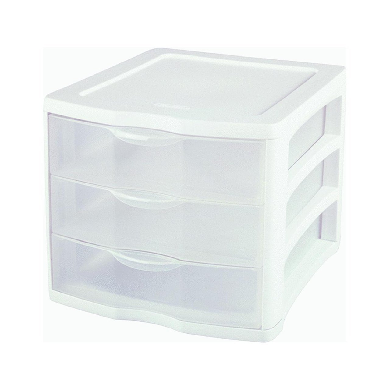 Sterilite ClearView Compact Portable 3 Storage Drawer Organizer Cabinet (5 Pack)