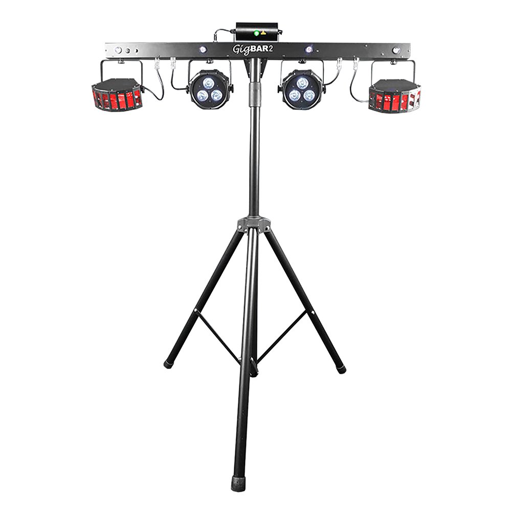 Chauvet DJ 4-in-1 LED GigBAR 2.0 Light FX System w/ Tripod+Remote+Footswitch+Bag - VMInnovations