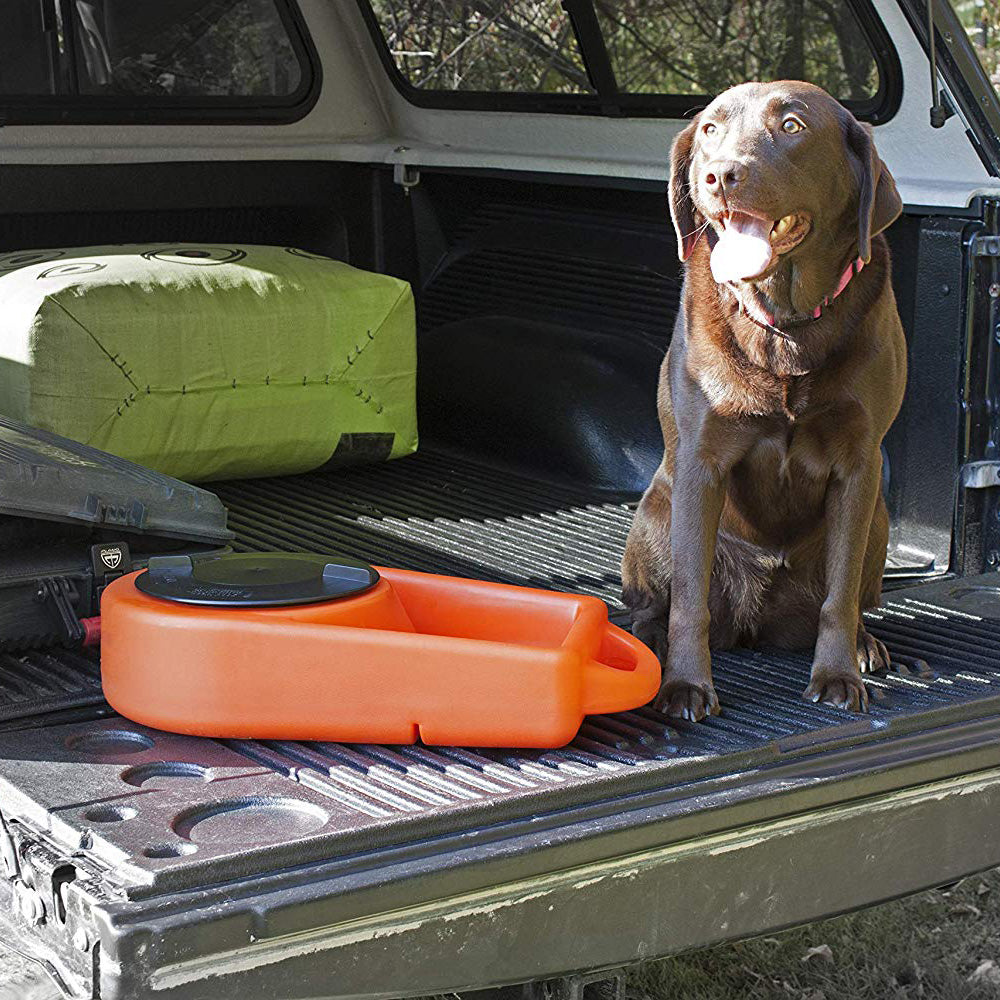 Dakota 283 Dine N Dash Large On-the-Go Travel Feeding System w/ Lid, Dark Granite