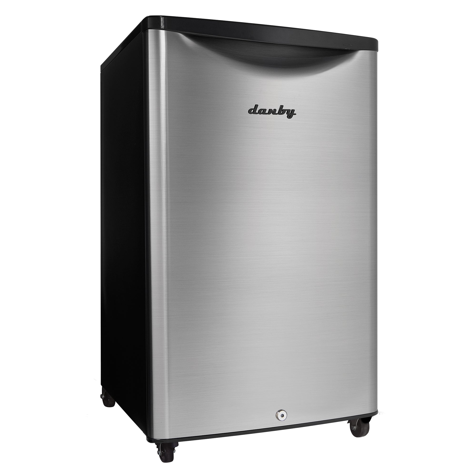 Danby 4.4 cu.ft. Small Indoor/Outdoor Compact Mini Refrigerator, Stainless Steel (Refurbished)