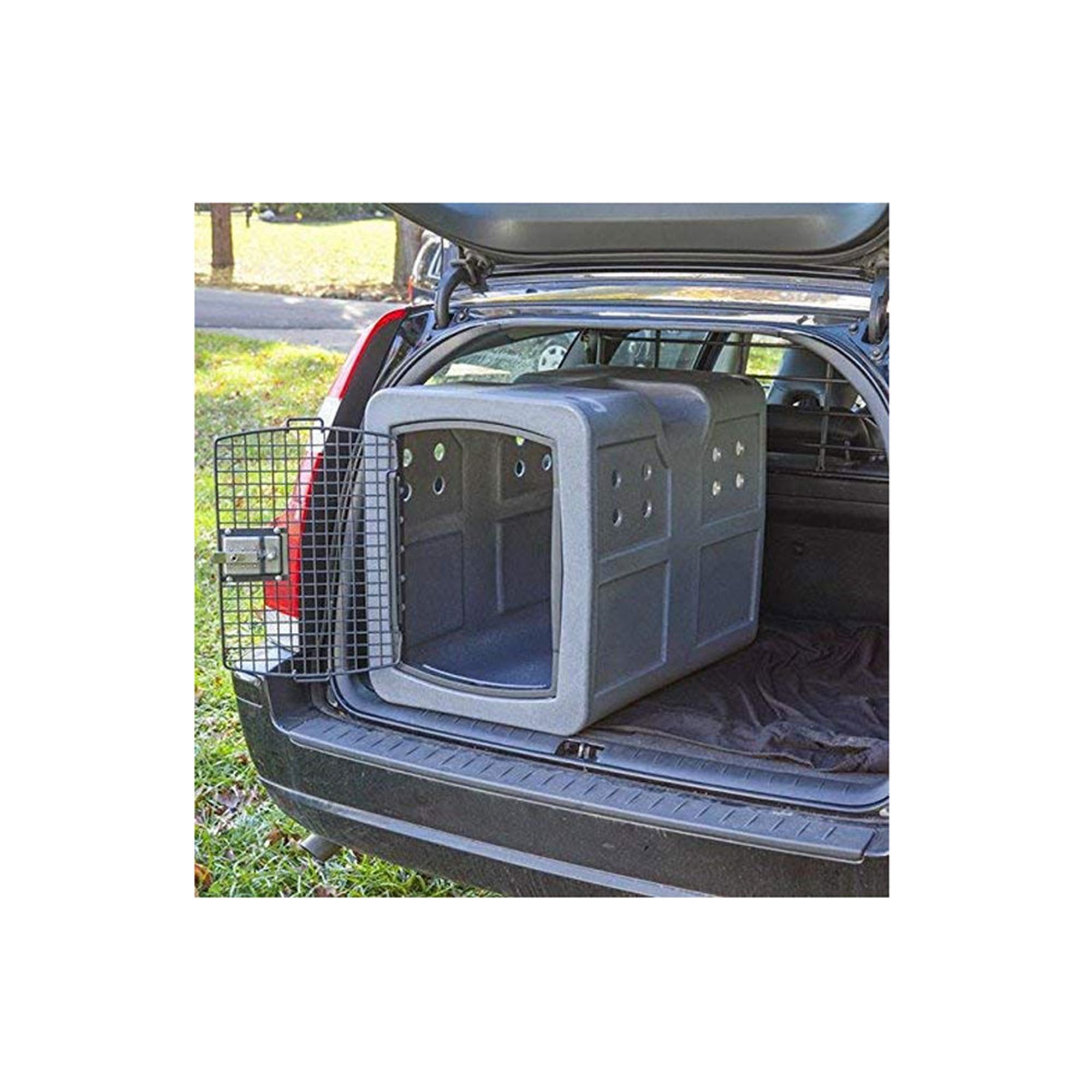 Dakota283 G3 High-Security Framed Door Kennel, Large, Dark Granite (Open Box) - VMInnovations