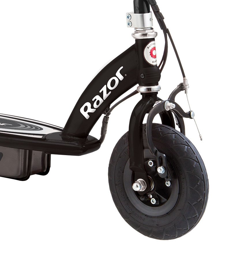 Razor E100 Kid Ride On 24V Motorized Electric Power Scooters, Black & Sweet Pea