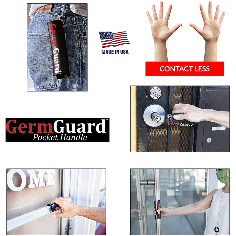 dbest products Germ Gard Contactless PPE Pocket Sized Door Handle Cover (4 Pack)