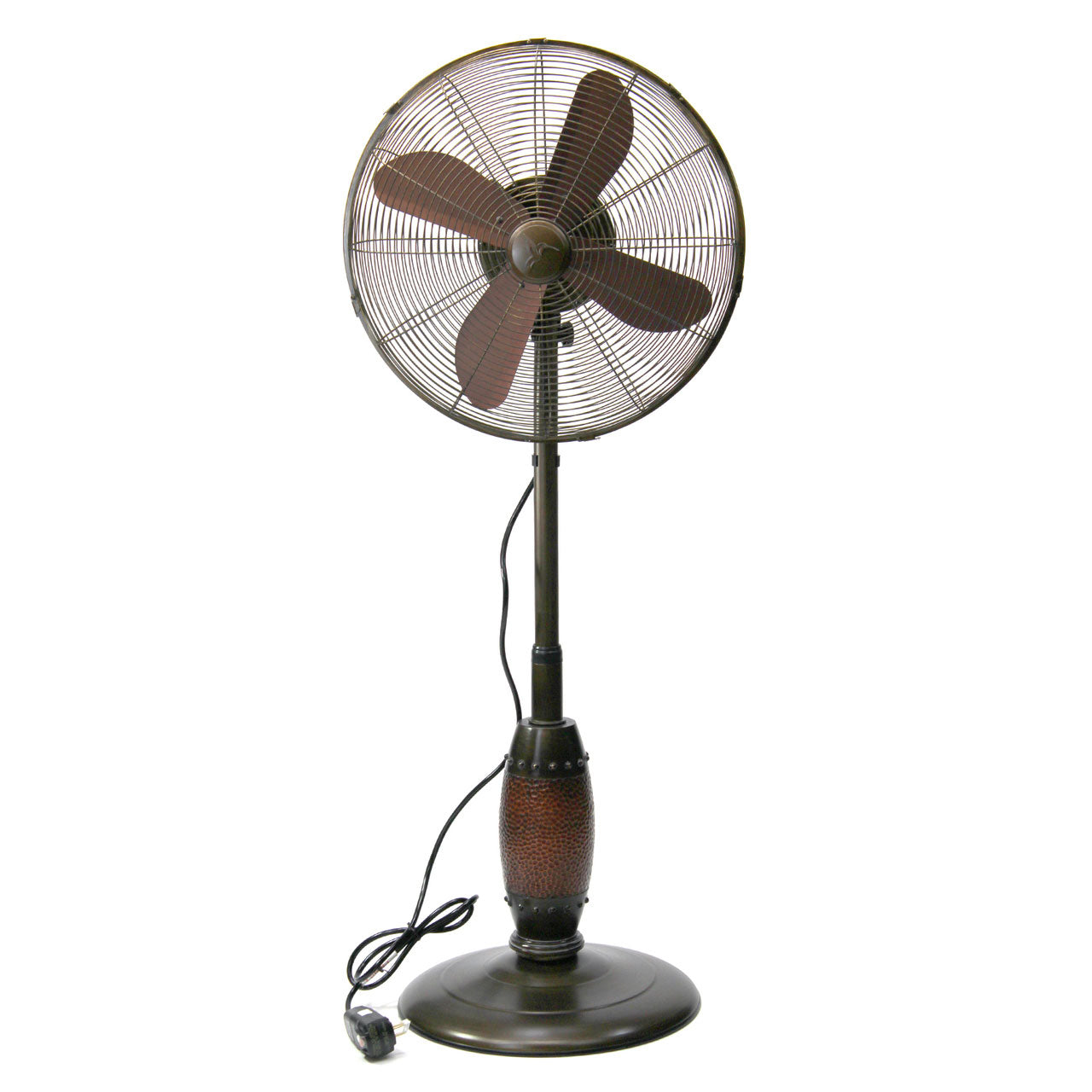 DecoBREEZE DBF2499 53 Watt Oscillating 3 Speed Floor Fan, Coppertino (Used)