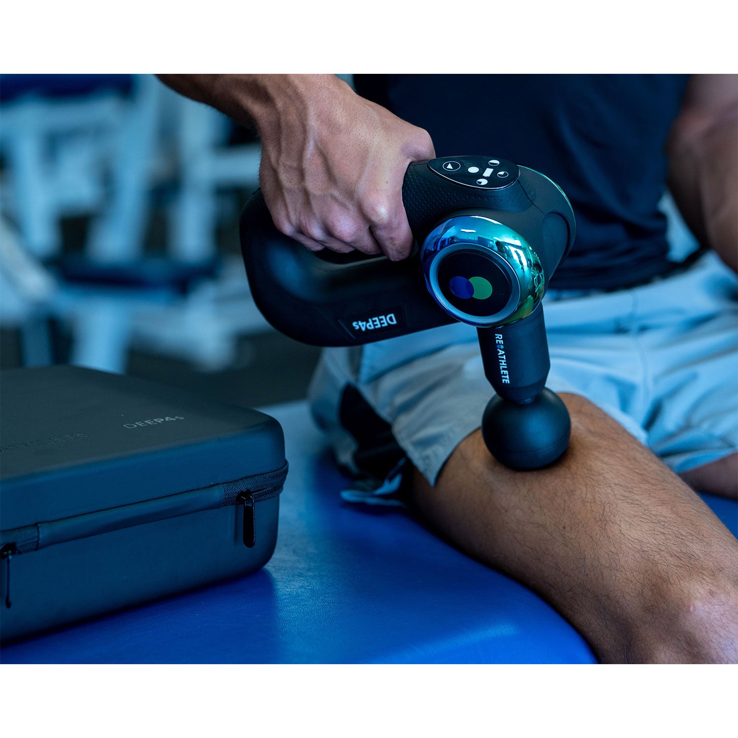 REATHLETE Percussive Therapy Device Handheld Massager Gun for Athlete (Open Box) - VMInnovations