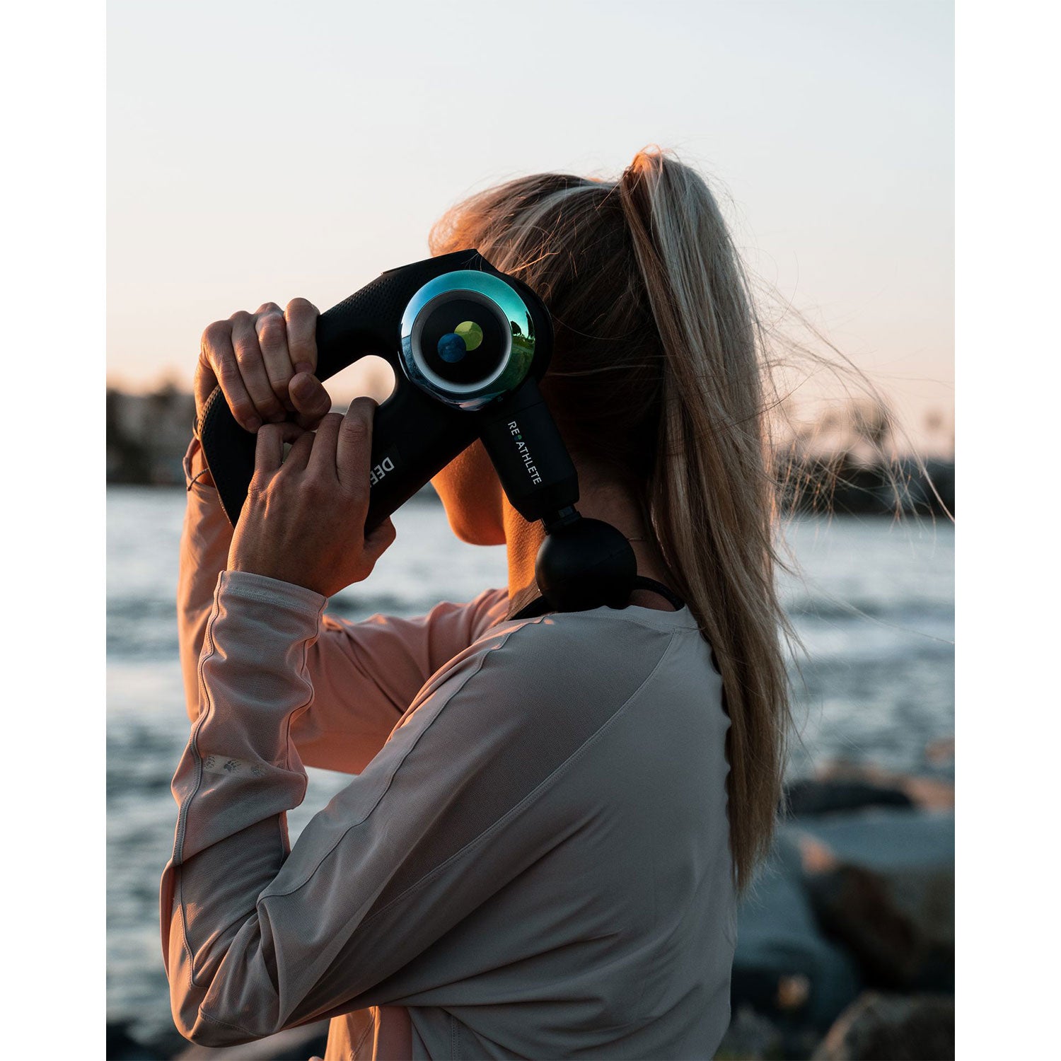 REATHLETE Percussive Therapy Device Handheld Massager Gun for Athlete (Open Box) - VMInnovations