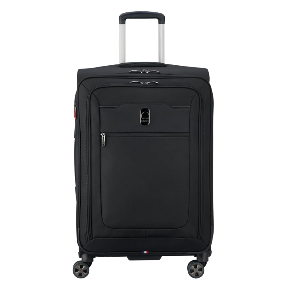 DELSEY Paris 25" Expandable Spinner Upright Hyperglide Luggage Suitcase, Black