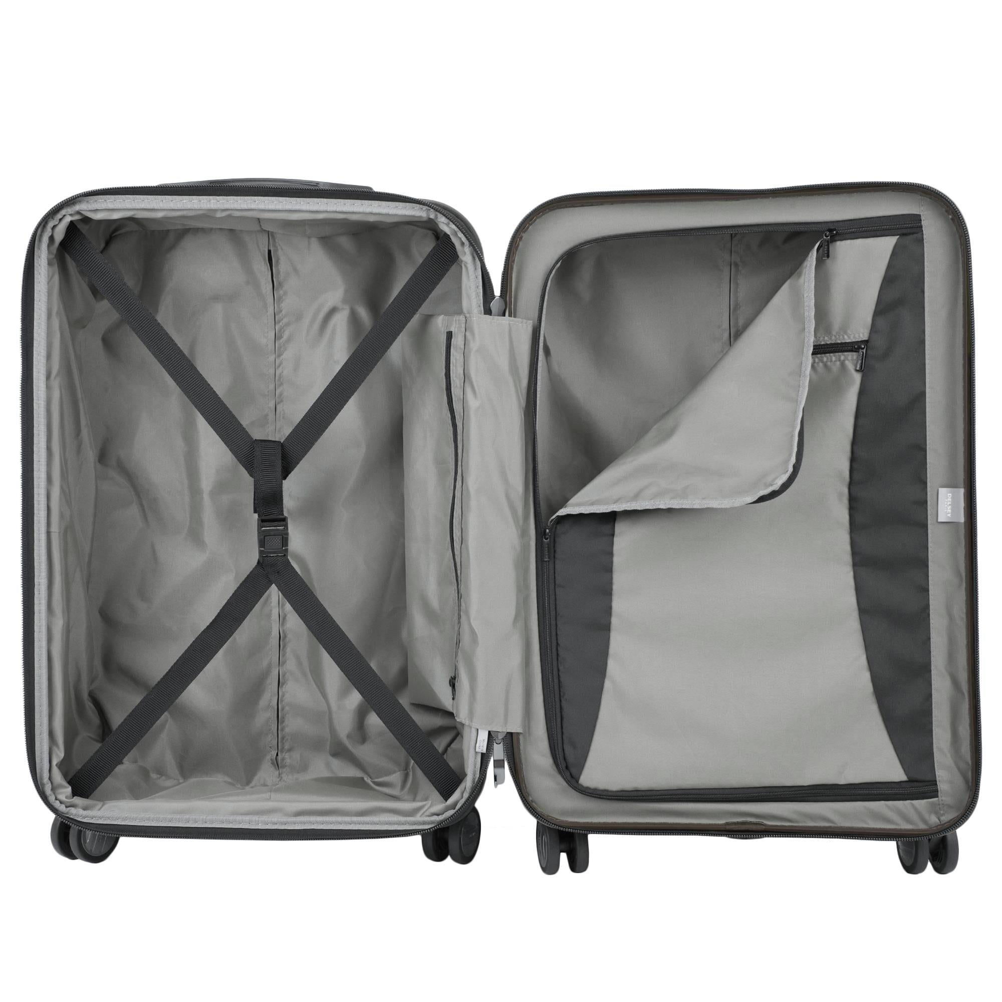 DELSEY Paris Titanium 29" Checked Spinner Rolling Luggage Suitcase (Used)