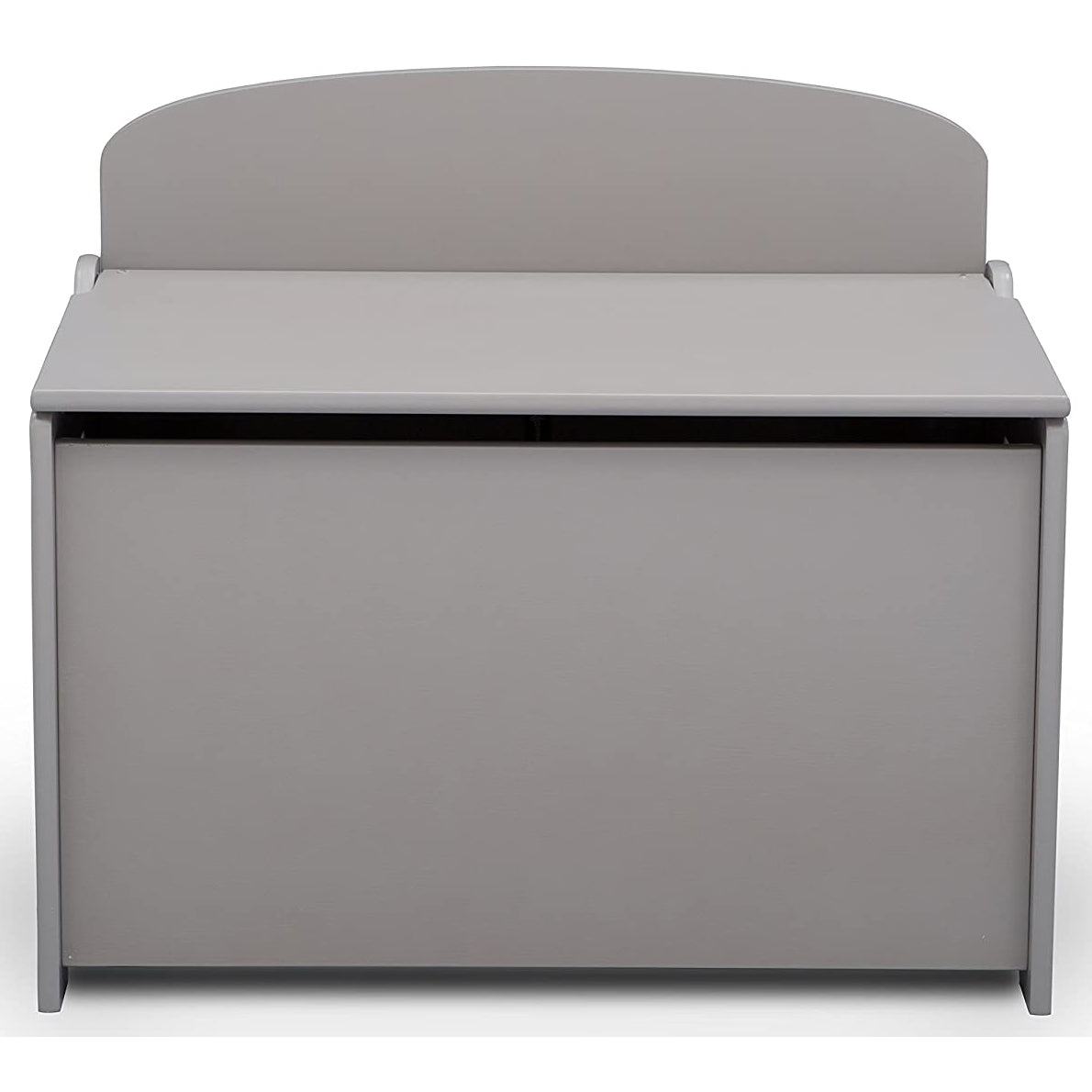Delta Children MySize Deluxe Toy Box Kid's Room Storage Chest, Gray (Used)