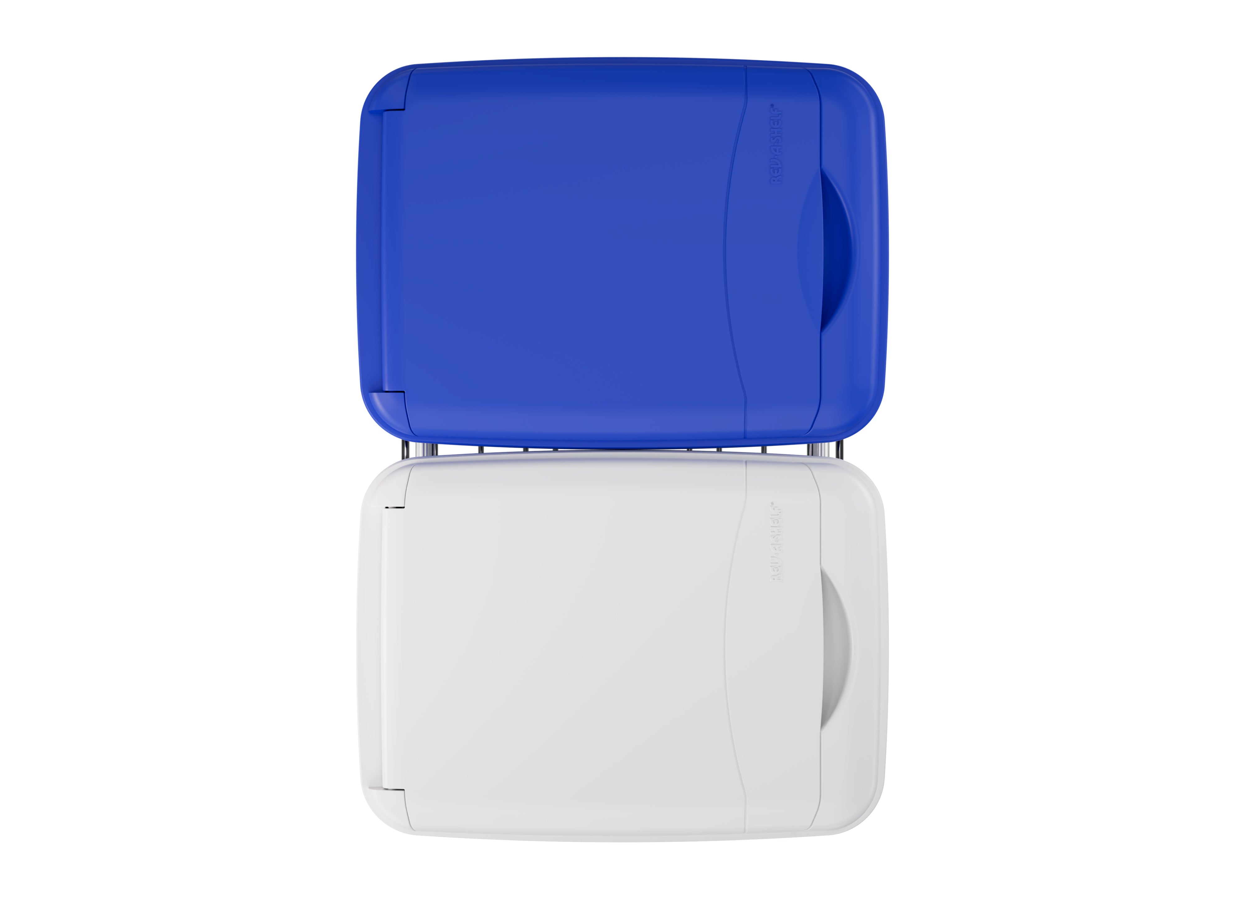 Rev-A-Shelf Double Pullout Trash Can 35 qt. for Kitchen, RV-18KD-11RC-S