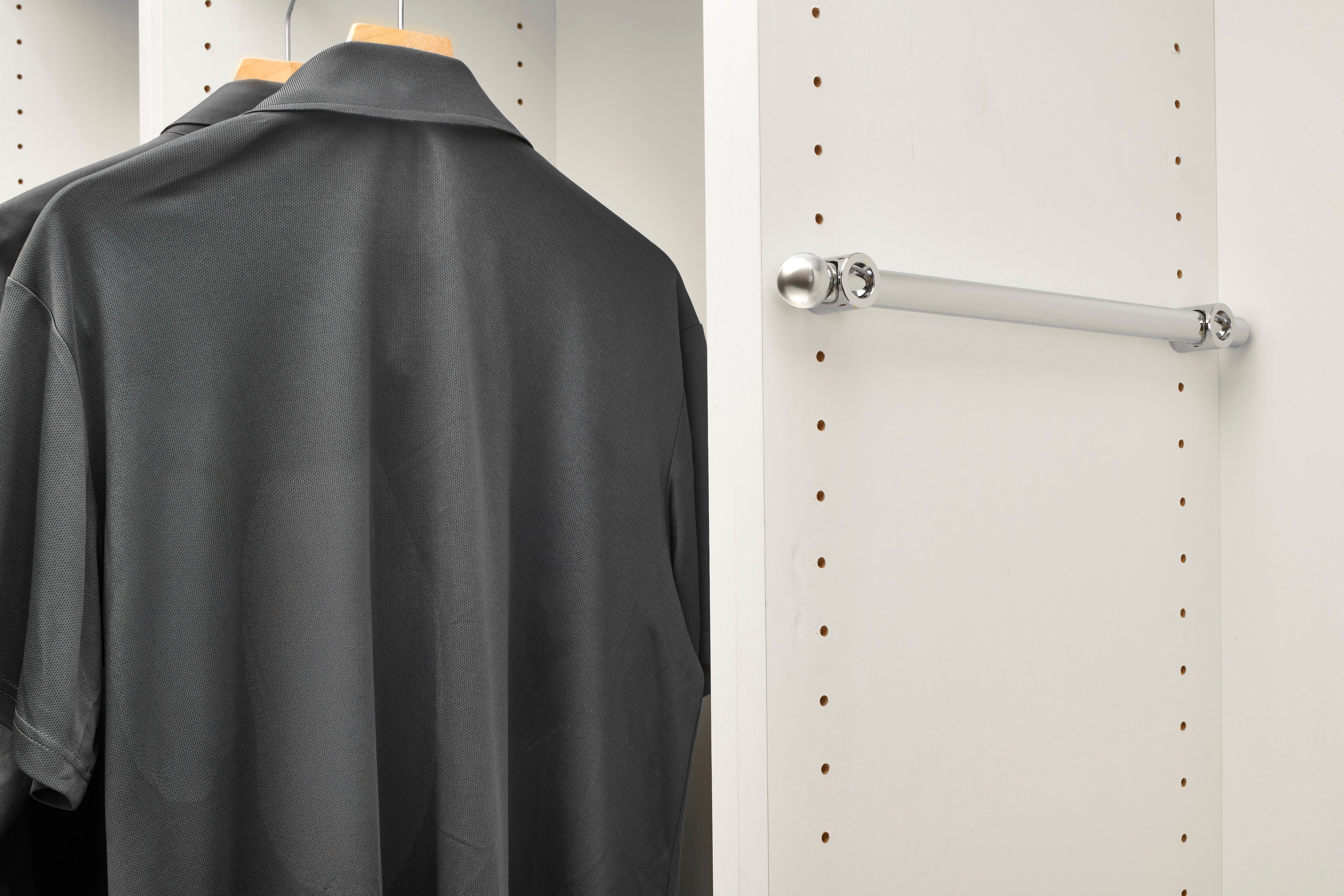 Rev-A-Shelf 14" Extendable Metal Closet Valet Rod, CVR-14-CR (4 Pack) - VMInnovations