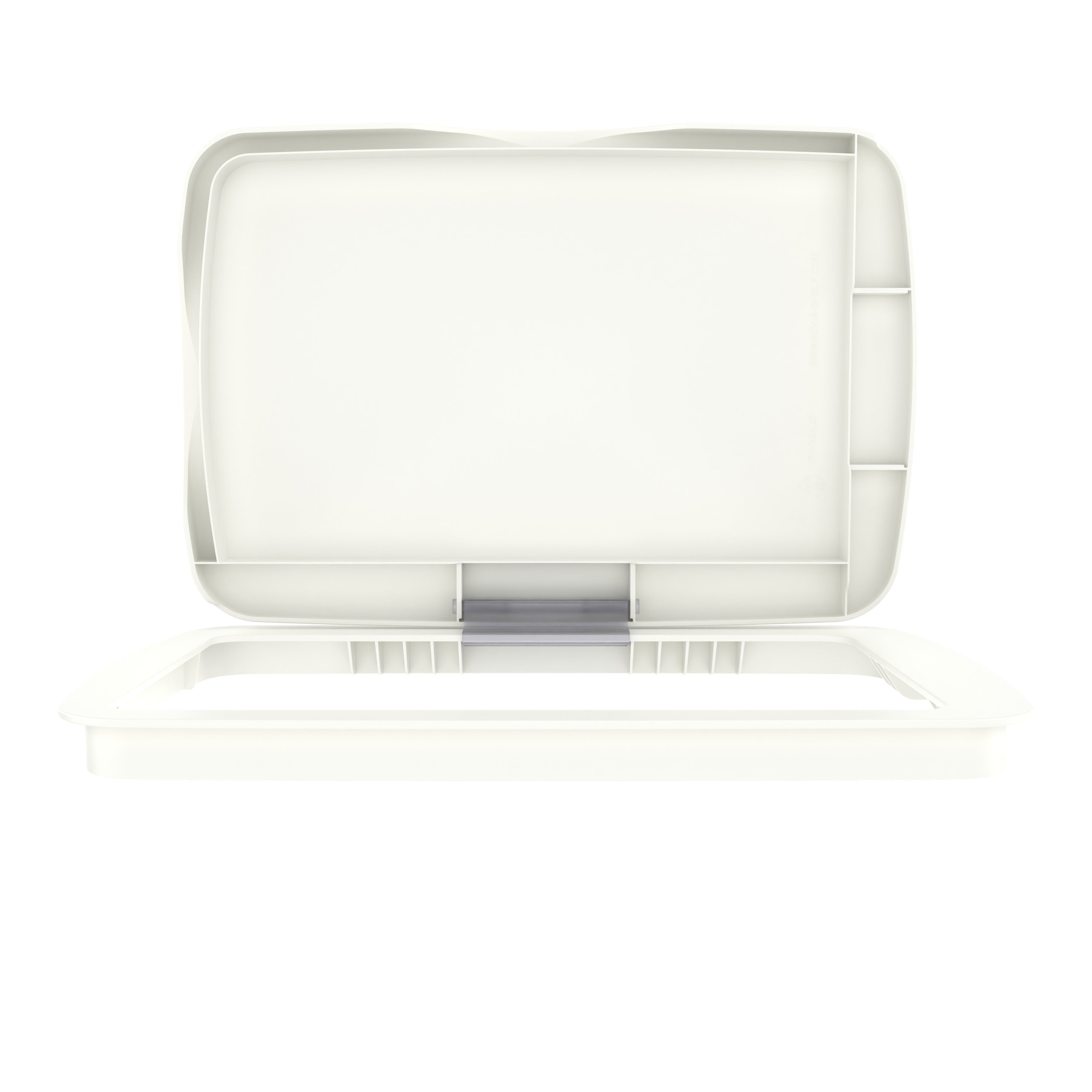 Rev-A-Shelf 32 qt. Trash Can Replacement Lid, White (Lid Only), RV-32-LID-1