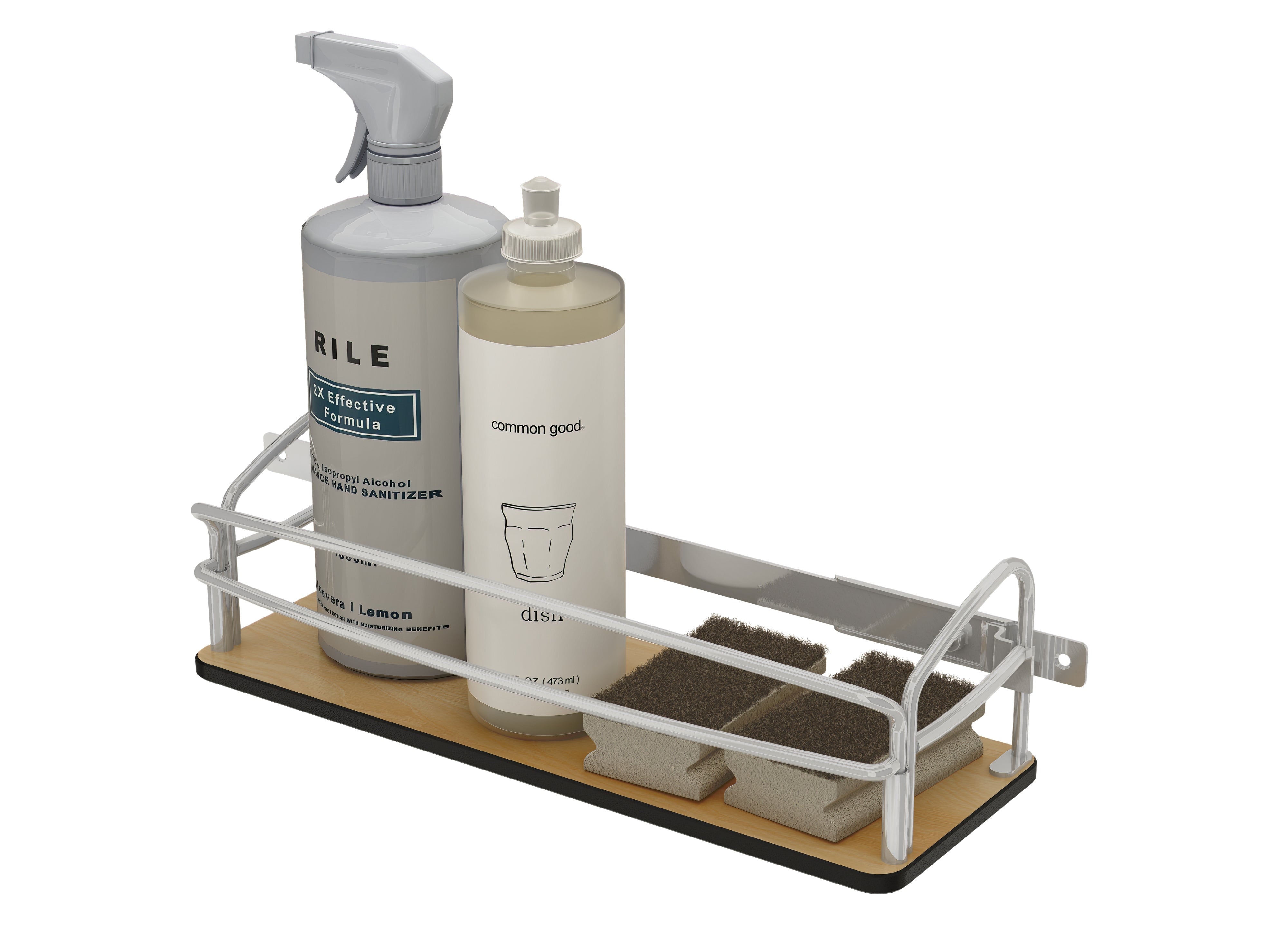 Rev-A-Shelf Steel Door/Wall Mount Spice Rack Pantry Shelf Organizer, 54DS-14-1