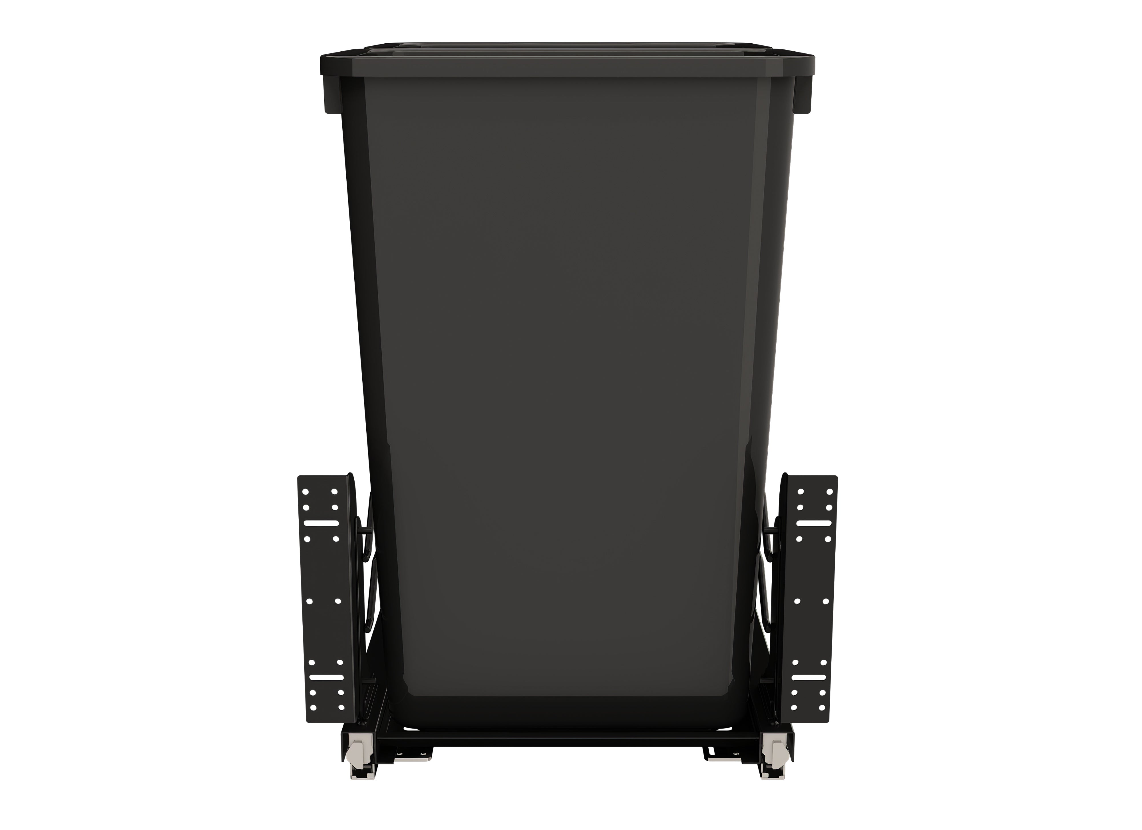 Rev-A-Shelf Double Pullout Kitchen Trash Can 50 qt. Soft-Close 53WC-2150SCDM-218