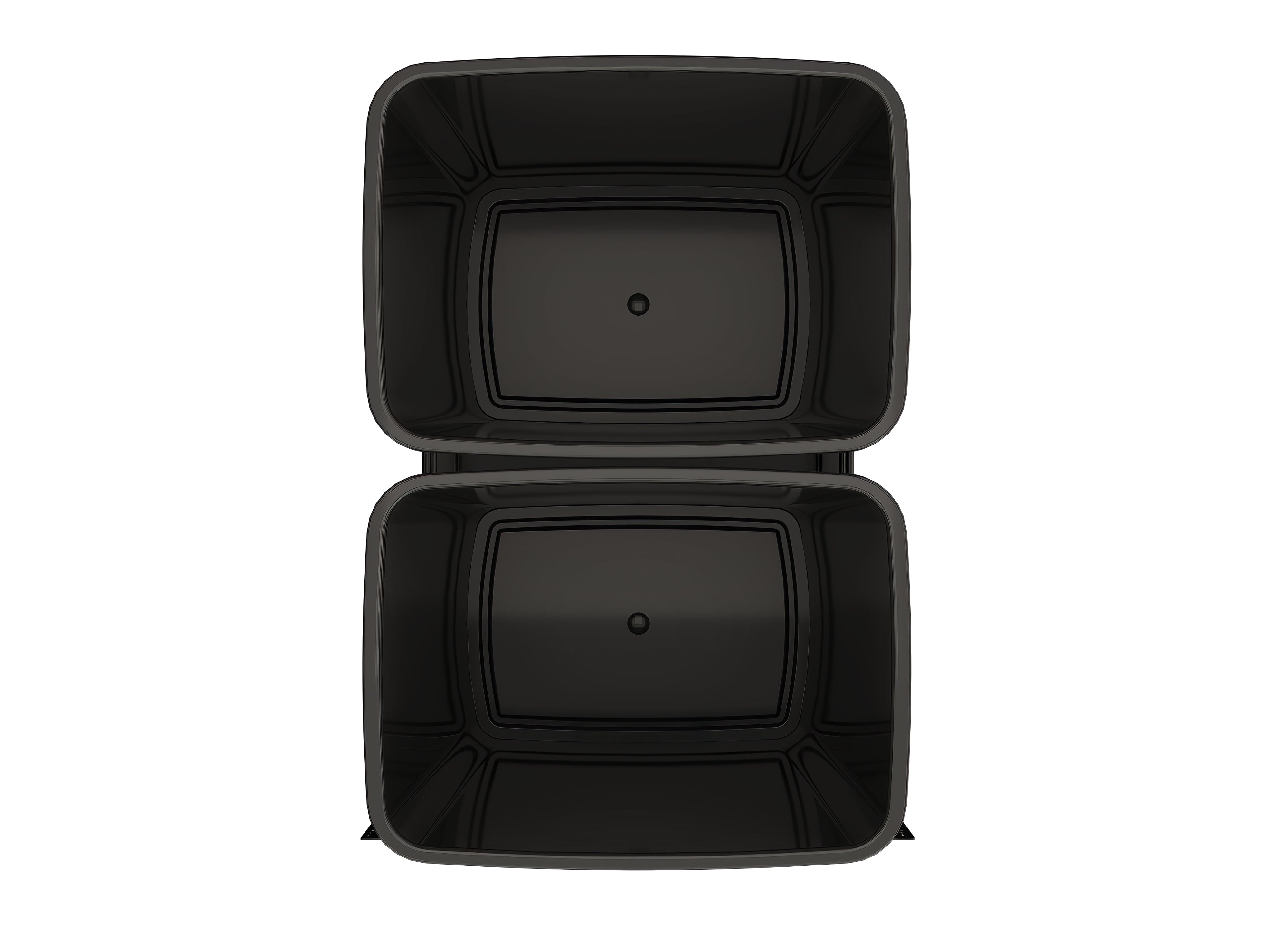Rev-A-Shelf Double Pullout Kitchen Trash Can 35 qt. Soft-Close 53WC-1835SCDM-218