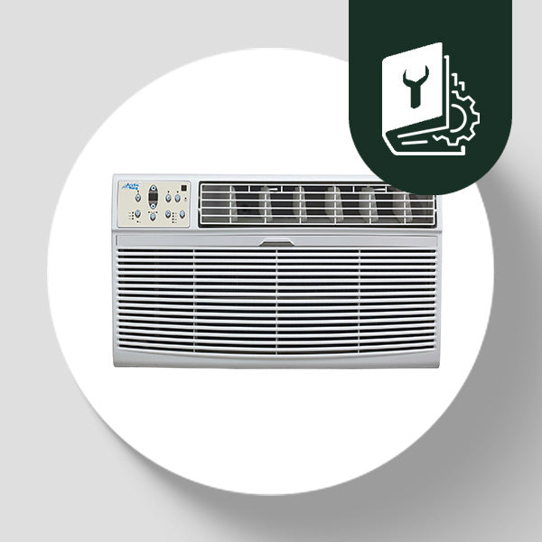 HomePointe 12,000 BTU 230 Volt Through The Wall Window Air Conditioner, White - VMInnovations