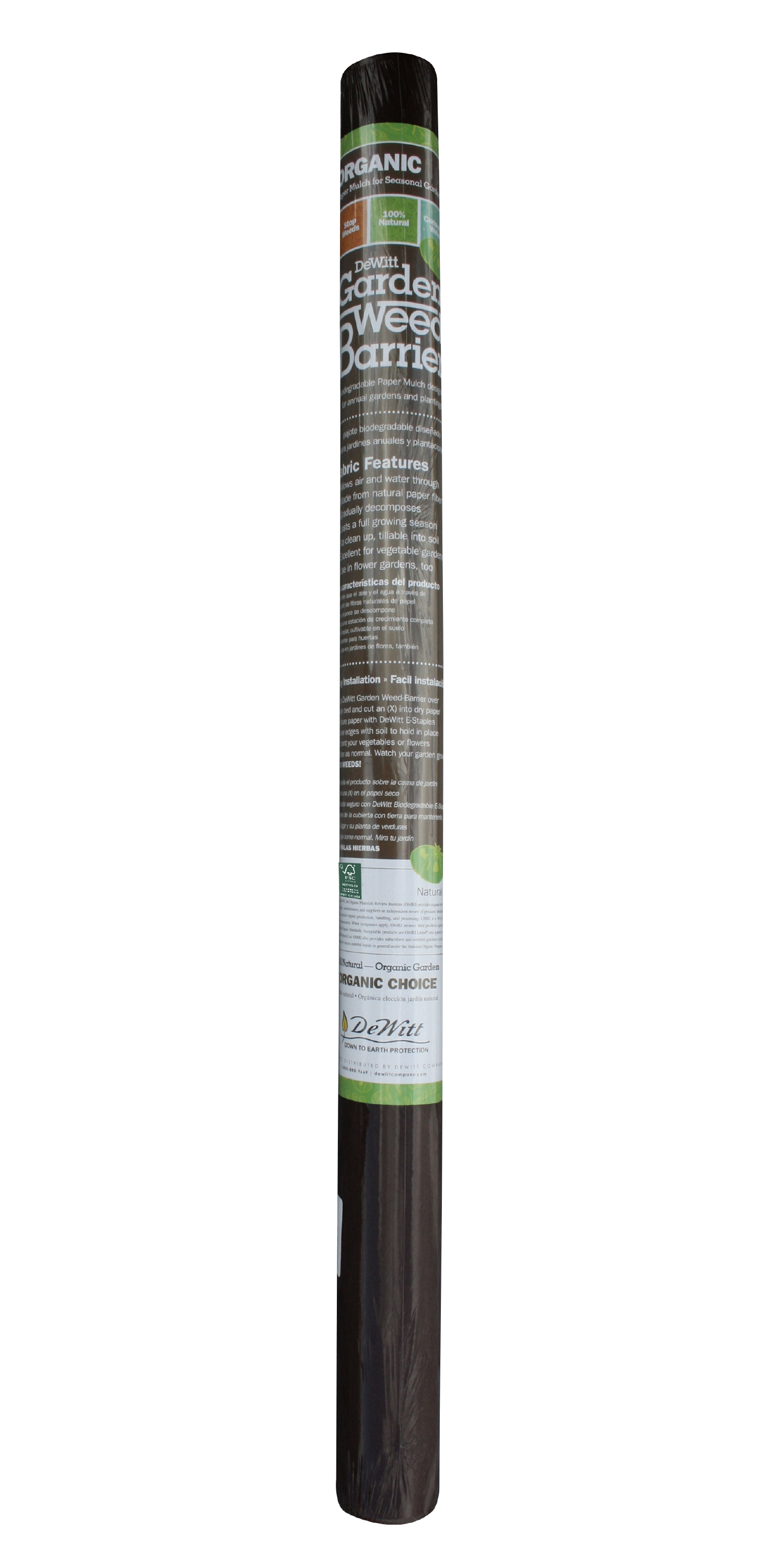 DeWitt 3x300 Ft Natural Biodegradable Paper Mulch Garden Weed Barrier (Open Box) - VMInnovations