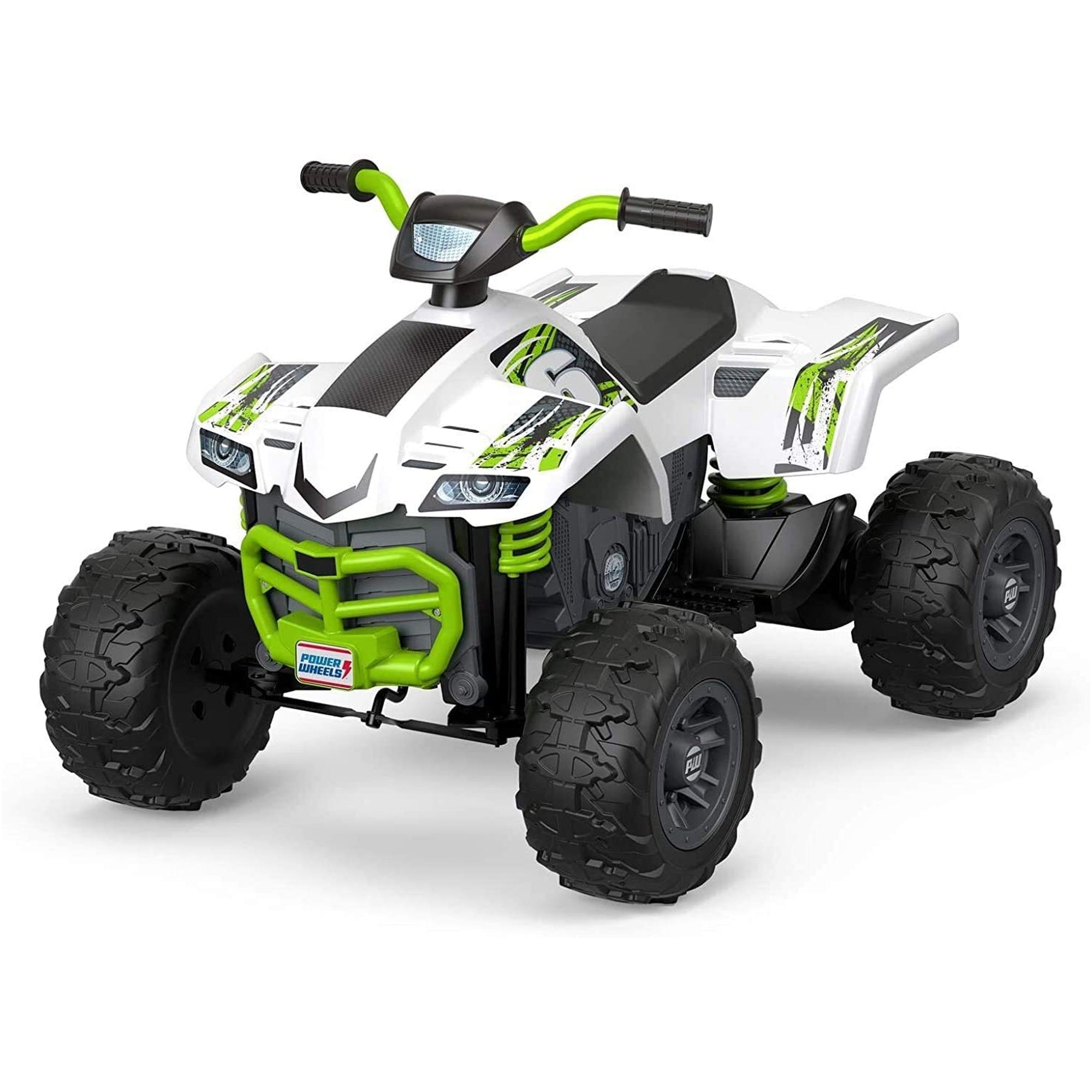 Fisher Price Power Wheels Battery Powered Electric Kids Car ATV Ride Toy, Green - VMInnovations