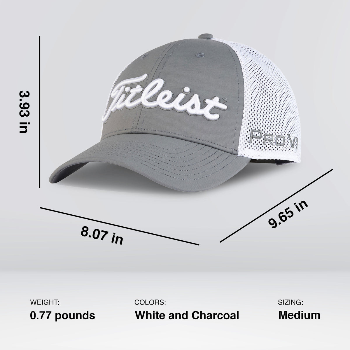 Titleist Tour Performance Medium Mesh Standard Curve Bill Snapback Golf Cap