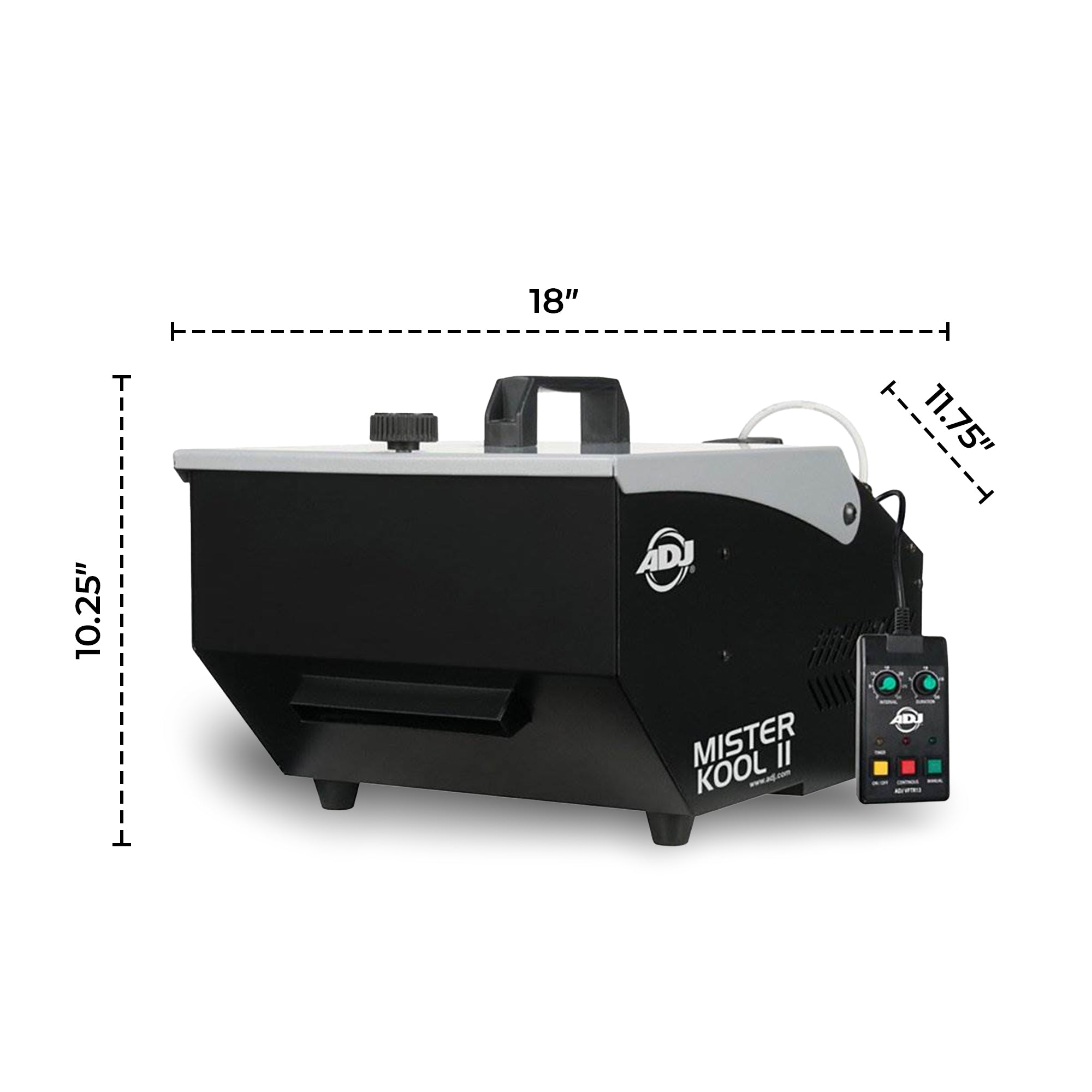 American DJ Mister Kool II Wired Remote Water Based Smoke Fog Machine (Open Box) - VMInnovations