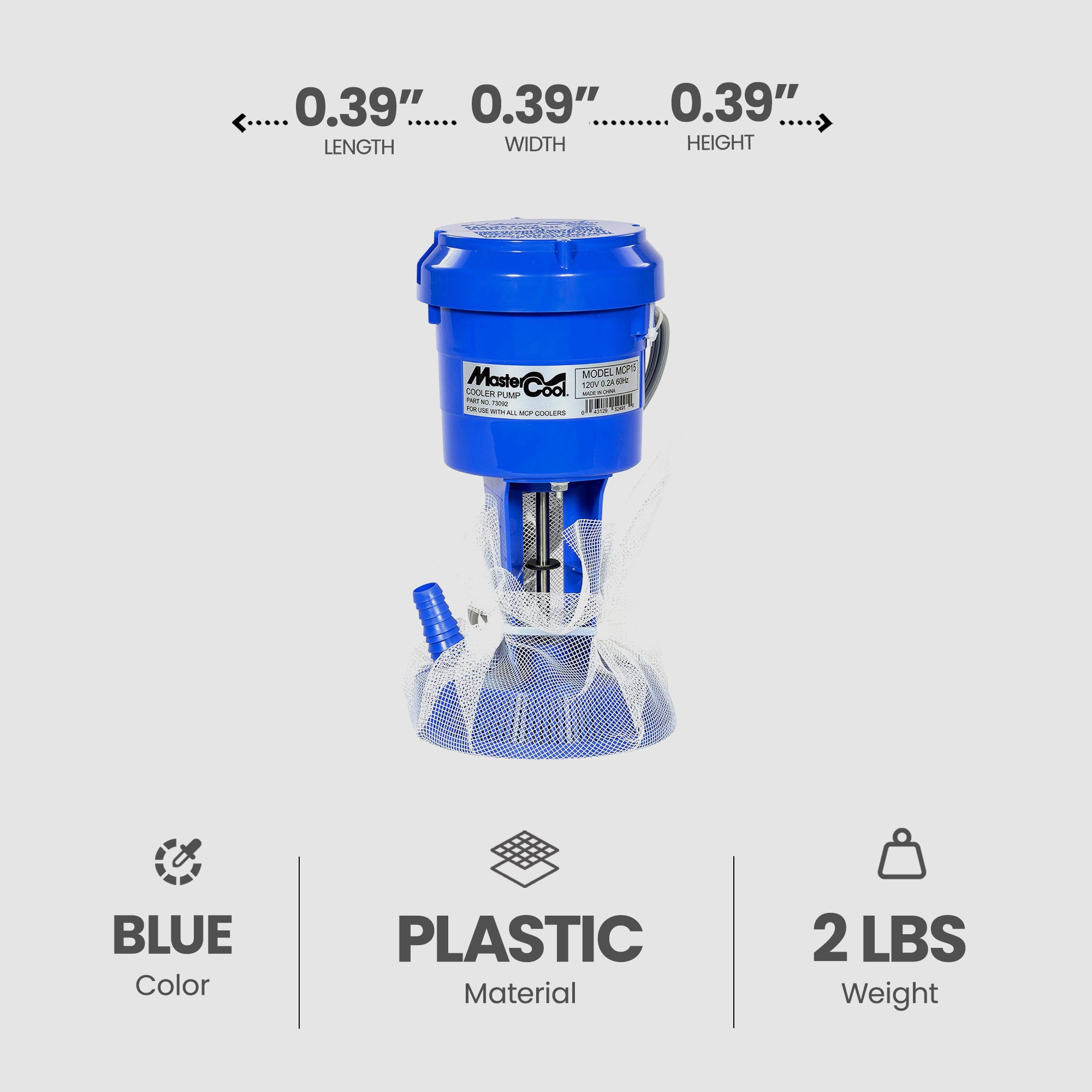 Mastercool Pump Kit w/Electric Plug Power Source for Home Improvement (Open Box) - VMInnovations
