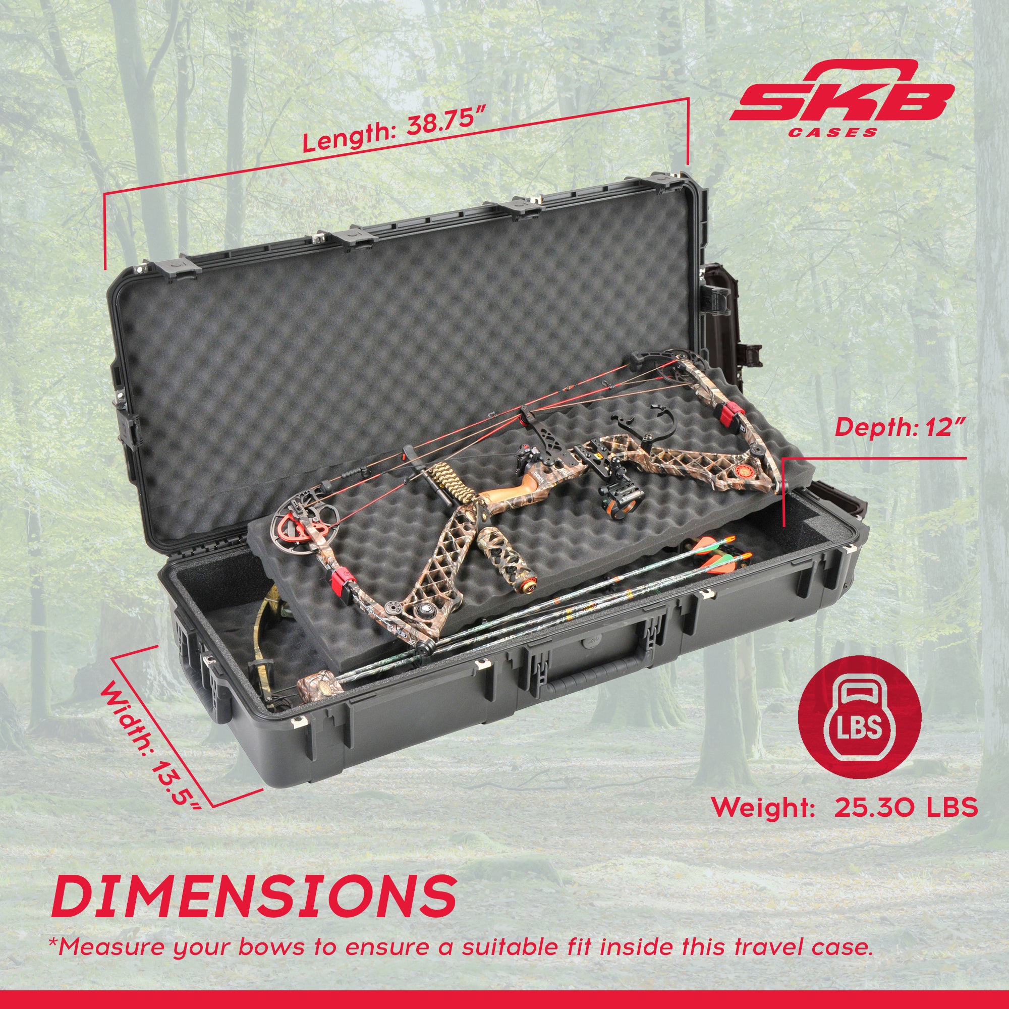 SKB Cases iSeries Ultimate Waterproof Military Grade Crossbow Bow Case (Used) - VMInnovations