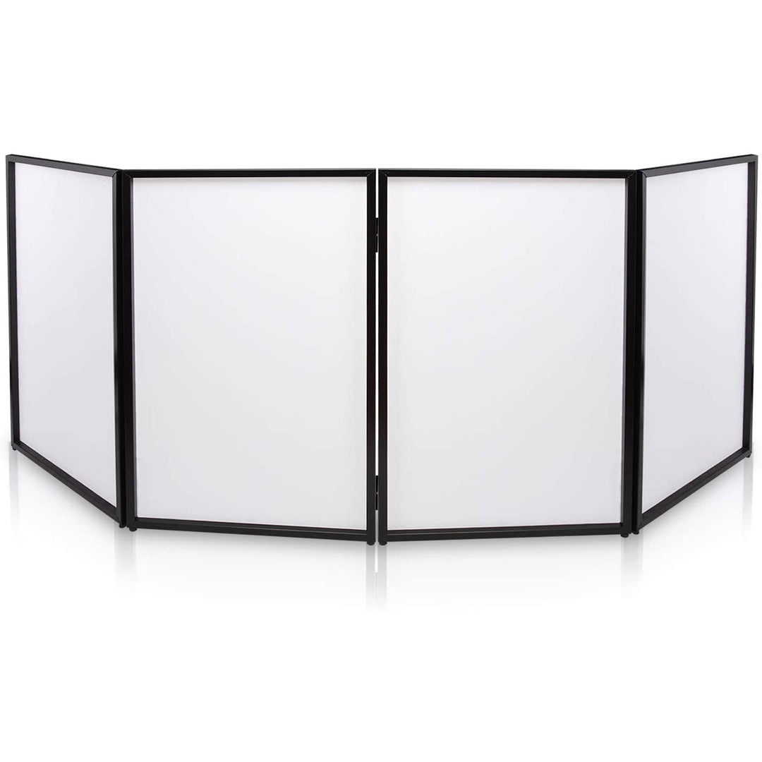 Pyle PDJFAC10 Foldable DJ Front Board Display Booth Cover Screen Scrim Panel - VMInnovations